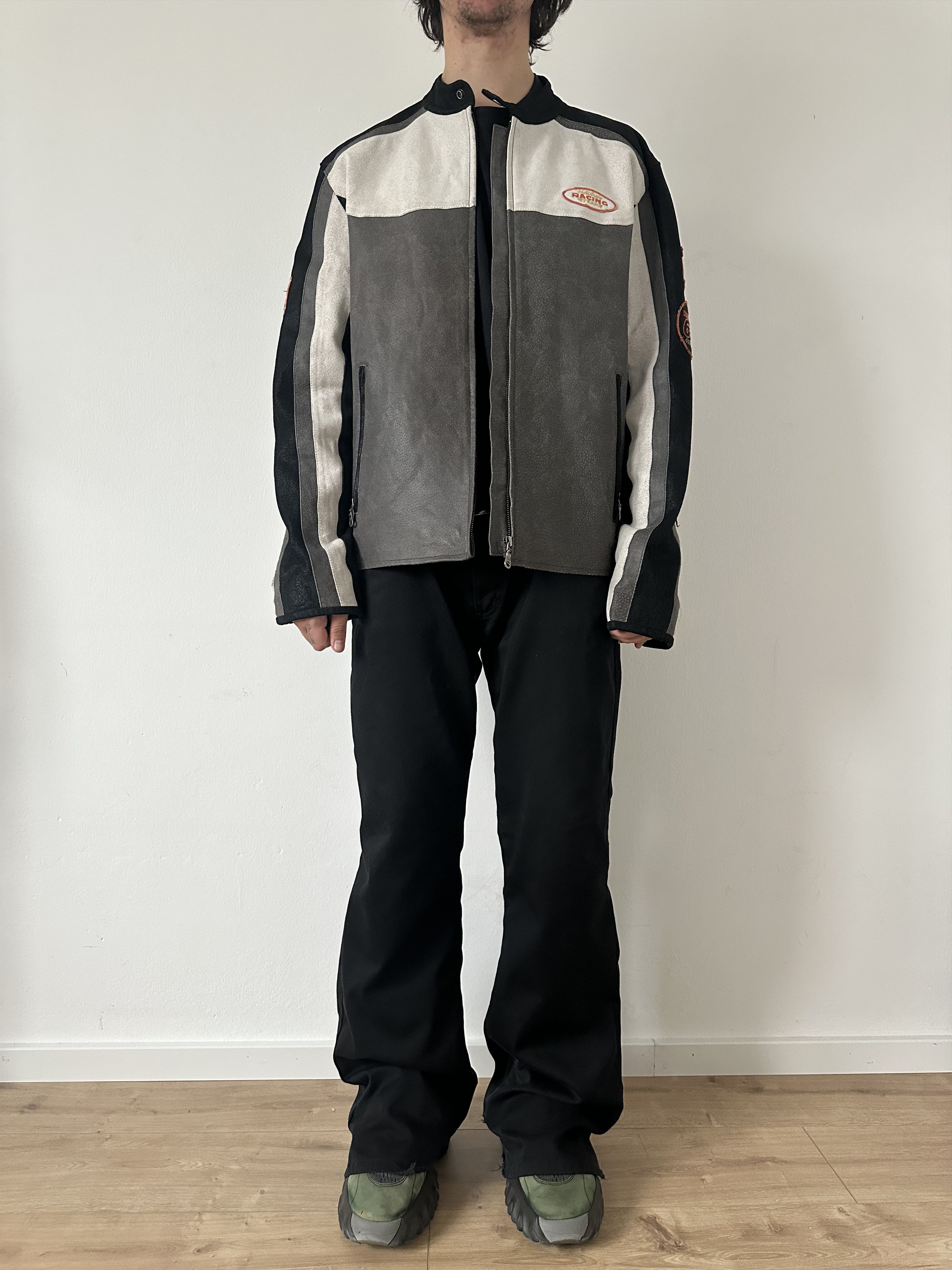Genuine Leather Leather racing crop jacket Size US L / EU 52-54 / 3 - 1 Thumbnail