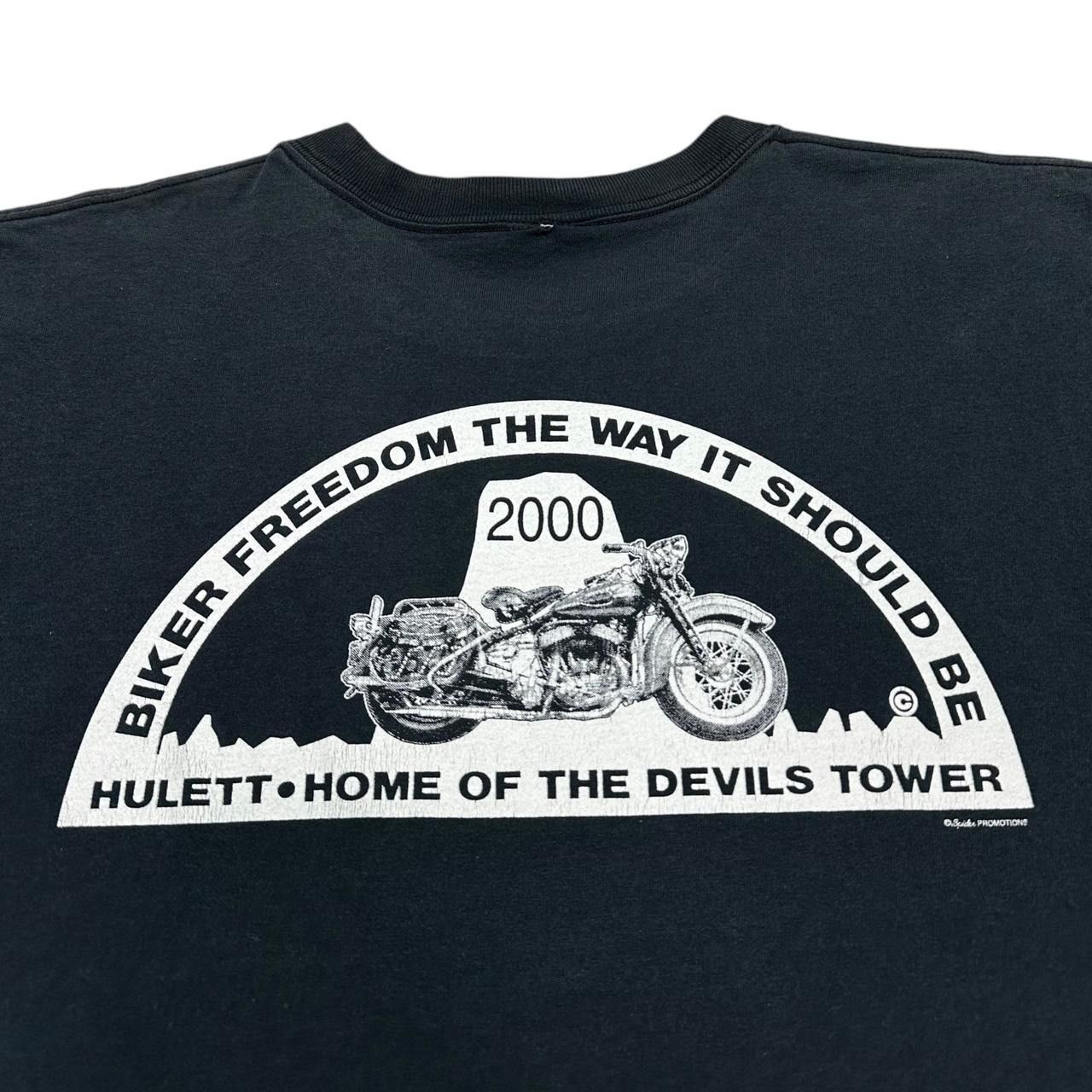 Harley Davidson × Vintage Ride Like Thunder Lightning Motorcycle T-Shirt Size US L / EU 52-54 / 3 - 5 Thumbnail