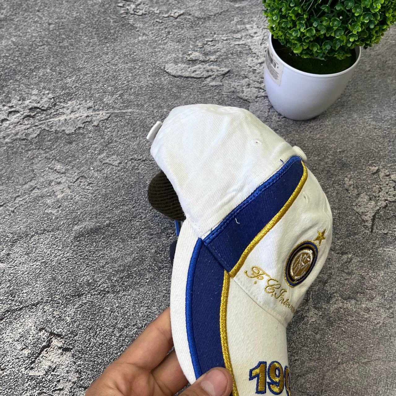 Vintage Vintage 1908 Cappellino Berretto Ufficiale Fc Inetnazionale Size ONE SIZE - 7 Thumbnail