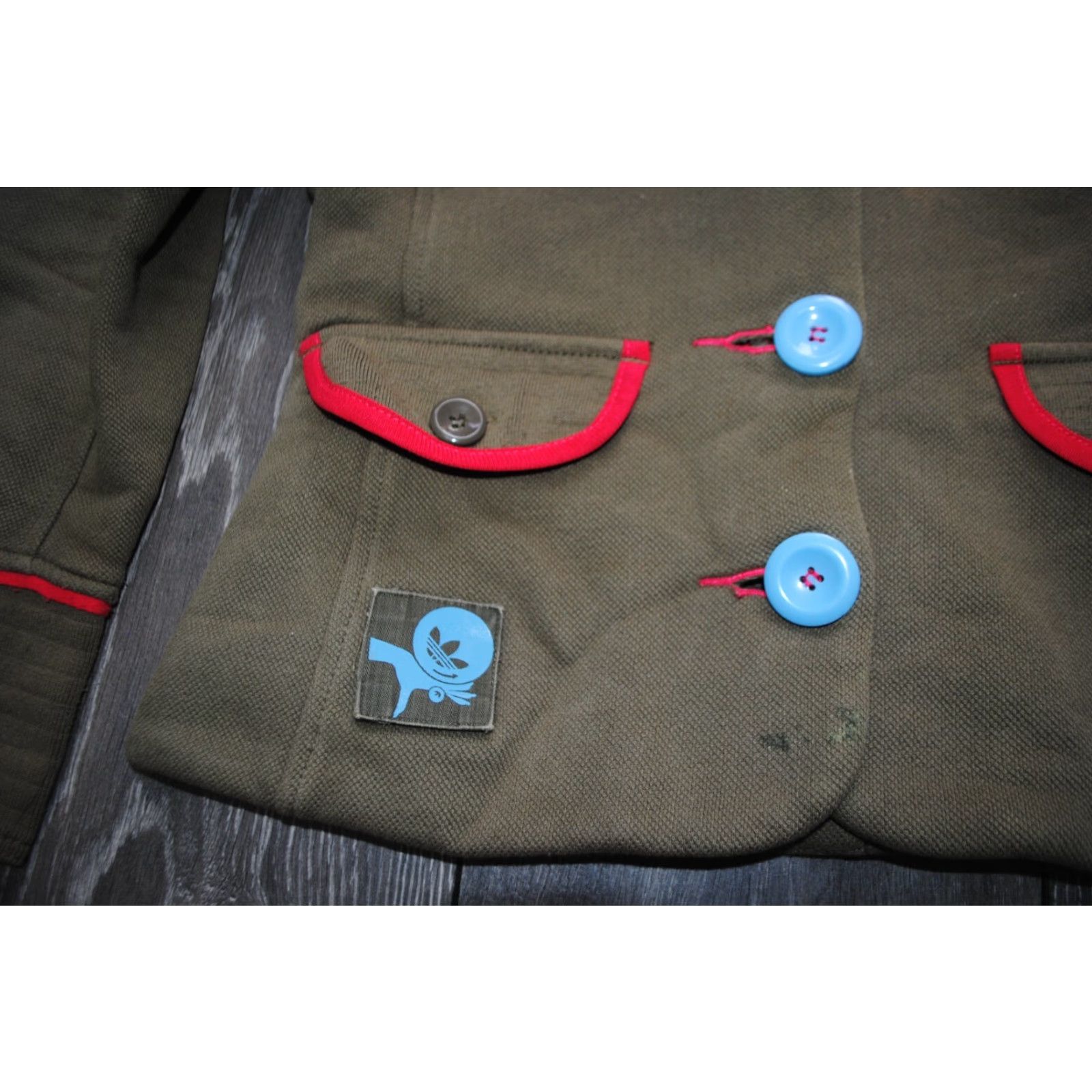 Adidas ADIDAS VINTAGE MILITARY MOD JACKET BLAZER GREEN WOMENS 3 BUTTONS SIZE 38 UK12 Jacket Women 38 Green Vintage Military Mod Adidas Size XS / US 0-2 / IT 36-38 - 5 Thumbnail