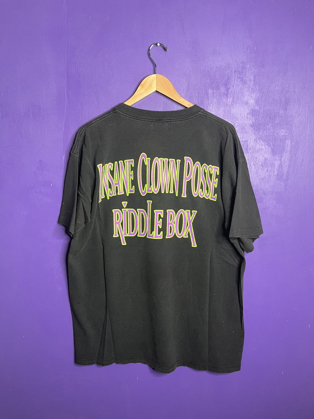 Band Tees × Vintage Vintage 1995 insane clown posse riddle box tour t-shirt Size US XL / EU 56 / 4 - 2 Thumbnail