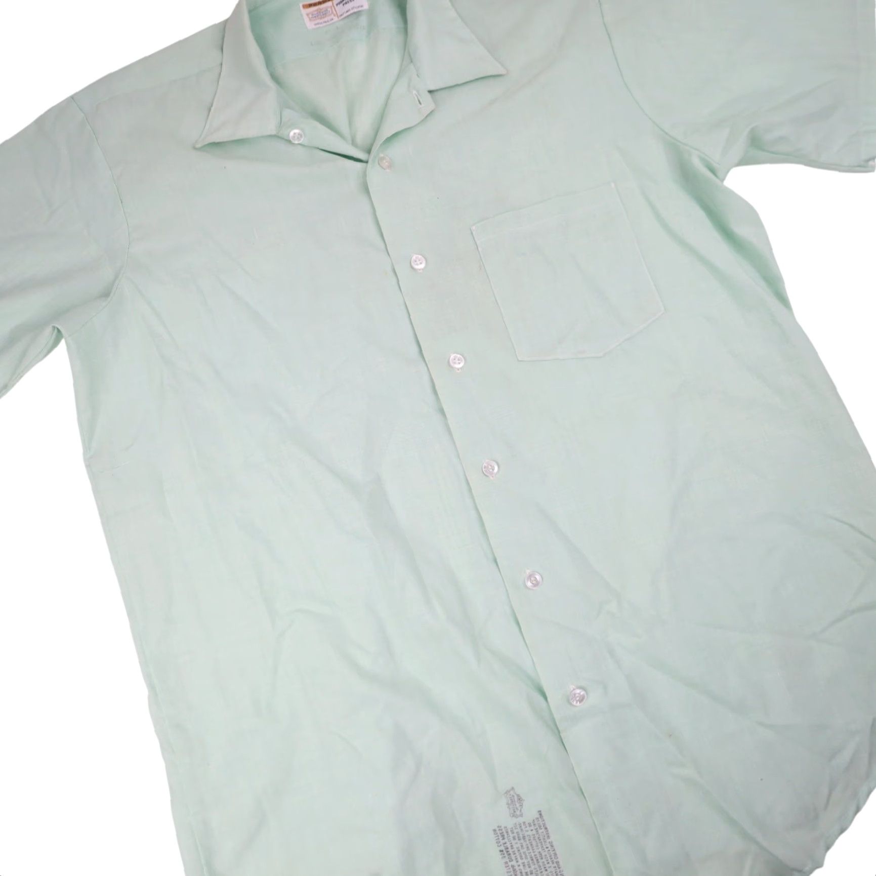 Vintage VINTAGE Perma-Neat Shirt Mens Large Short Sleeve Green 9/10 Casual Button Up Size US L / EU 52-54 / 3 - 3 Thumbnail
