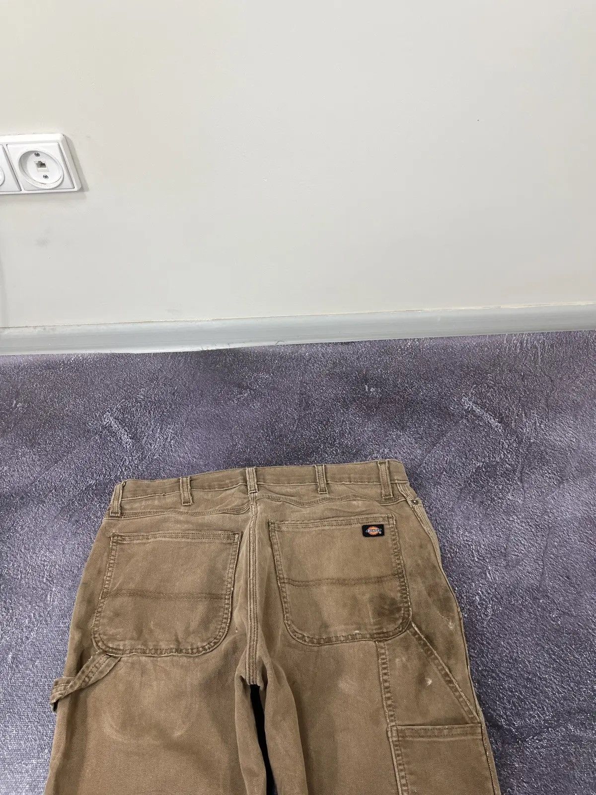 Dickies × Vintage Vintage Dickies American Brown Distressed Work Pants Size US 34 / EU 50 - 6 Thumbnail