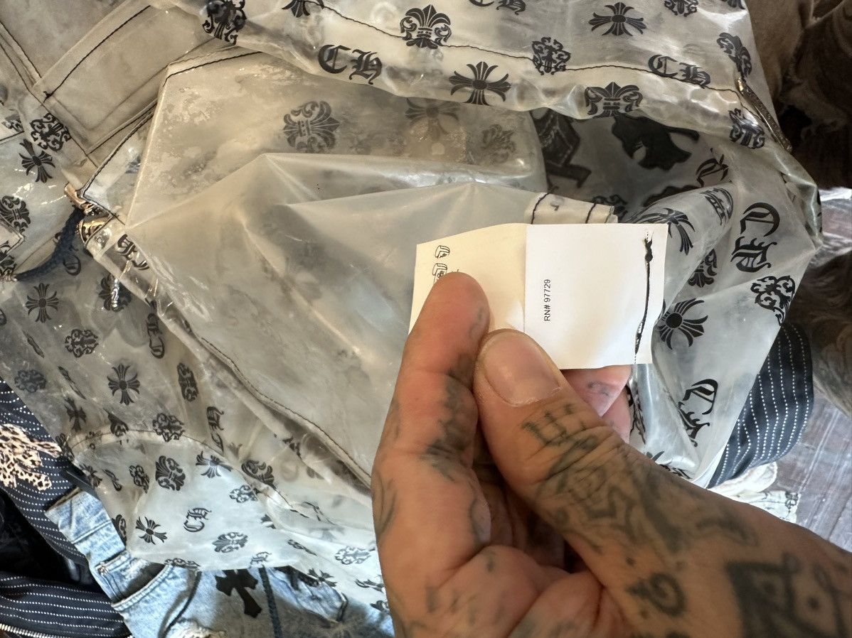 Chrome Hearts CHROME HEARTS RARE!! CLEAR SEE THROUGH COACHES JACKET M L Size US M / EU 48-50 / 2 - 14 Thumbnail