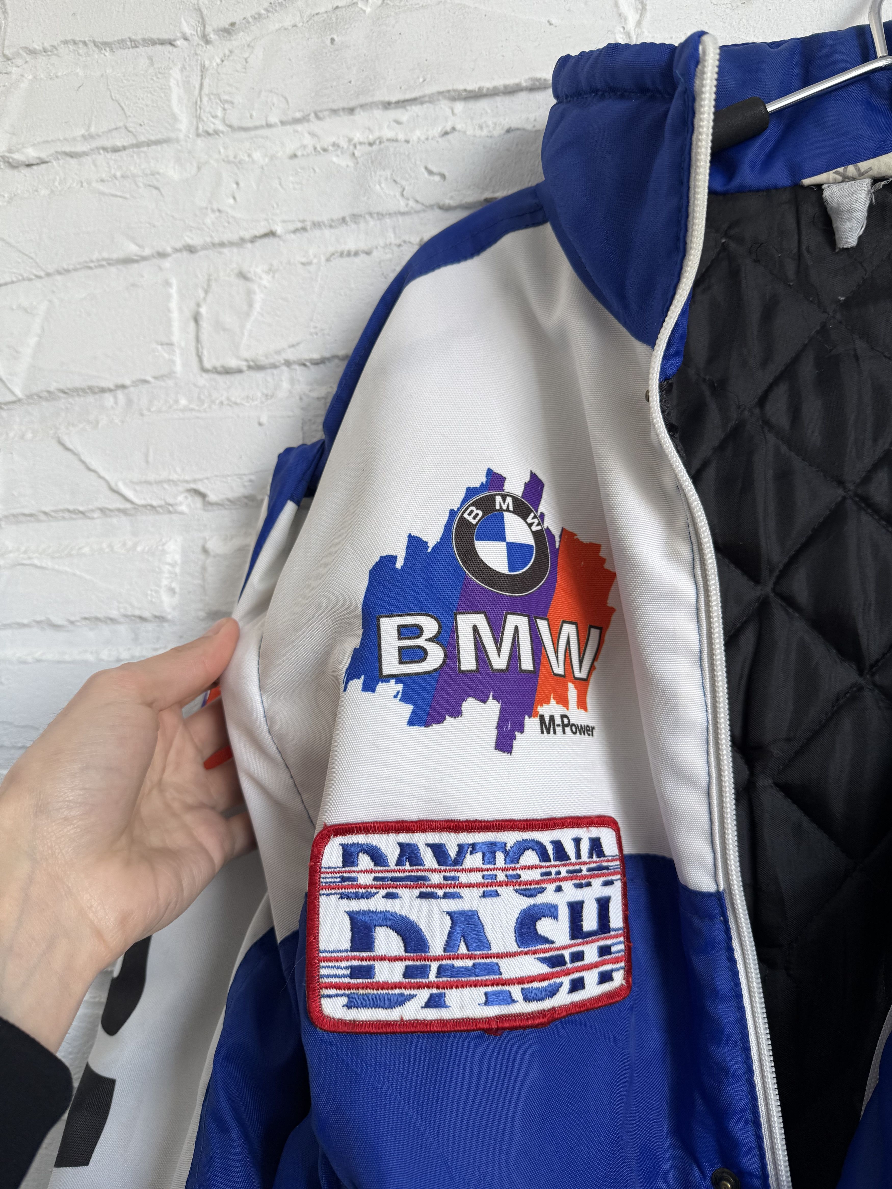 BMW Vintage 90s TEAM BMW Grand Prix Racing transformer Jacket Size US XL / EU 56 / 4 - 7 Thumbnail