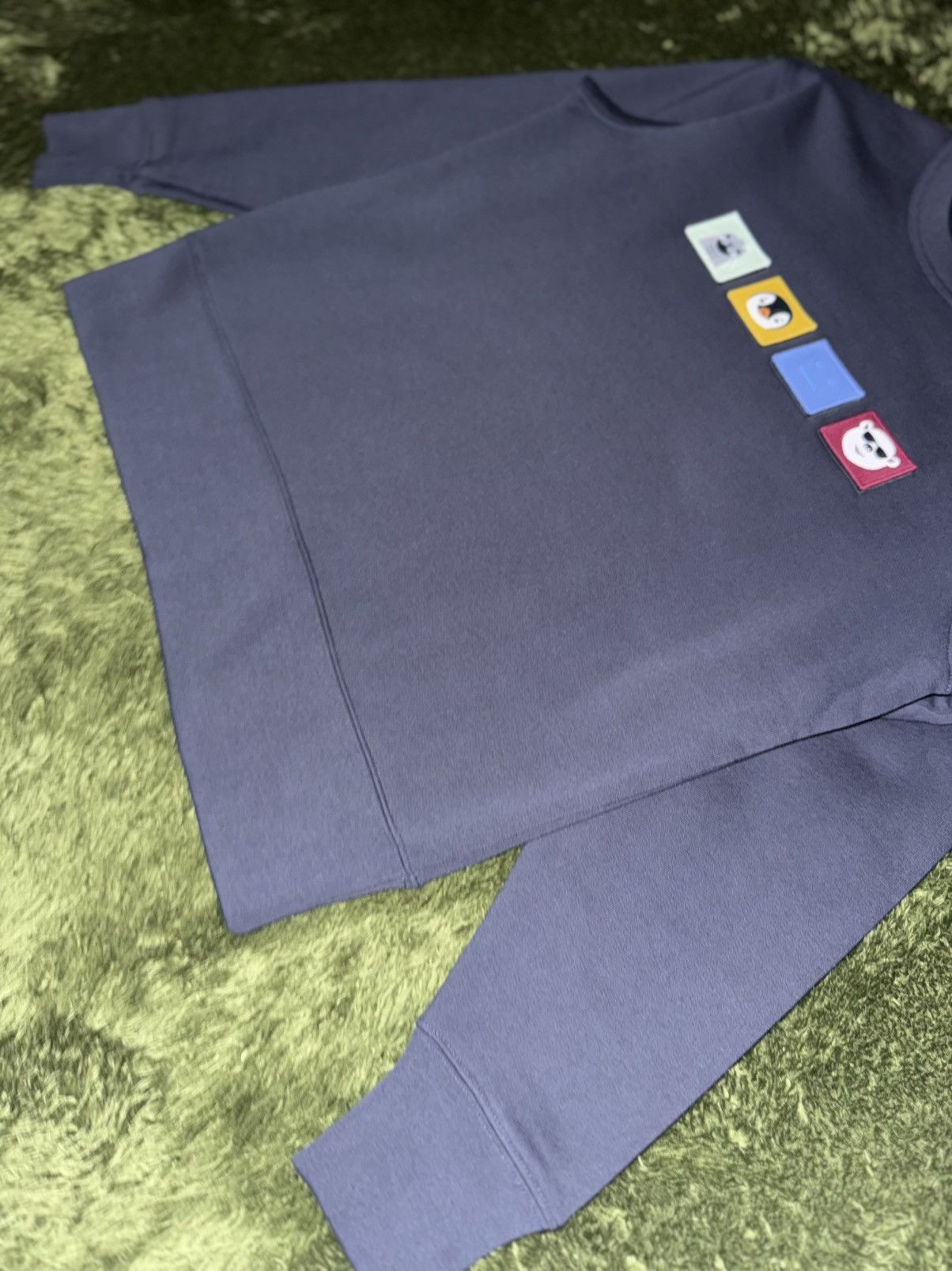 Acne Studios Acne Studios Animal Face Soft Touch Sweatshirt Navy Size US XXS / EU 40 - 5 Thumbnail