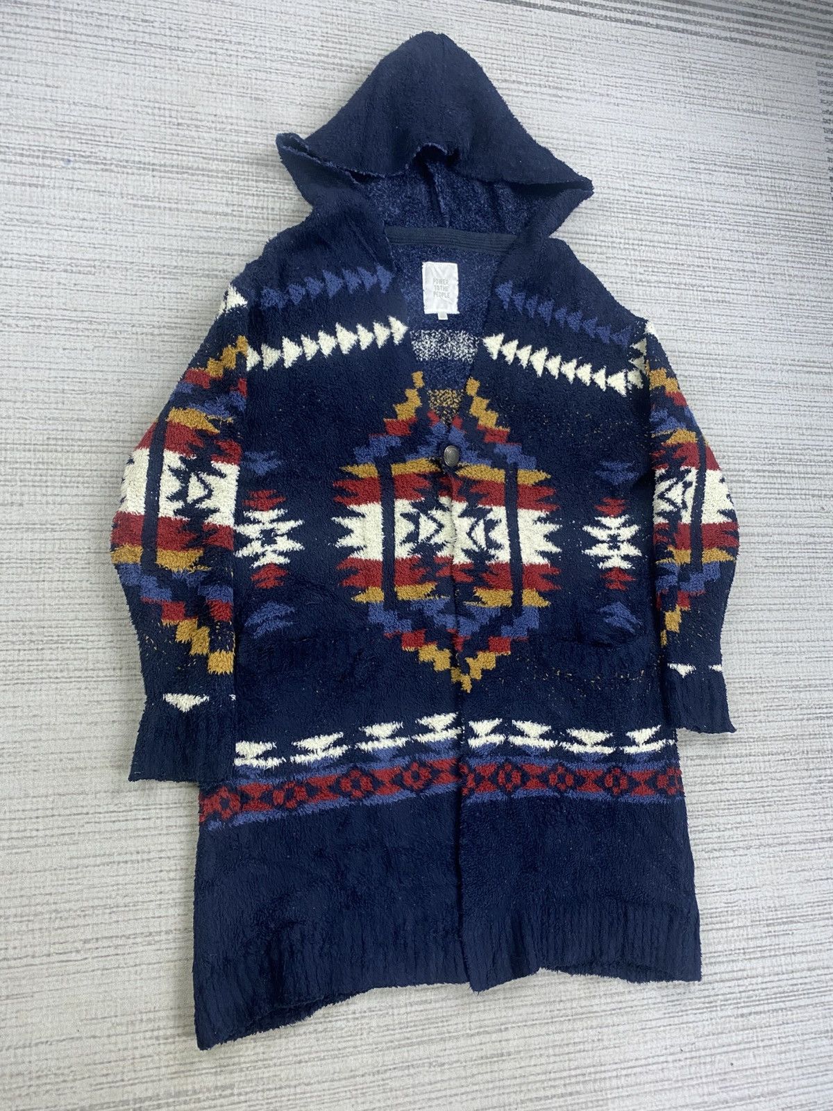 Vintage Vintage Power To The People Navajo Style Knitwear Poncho Size US M / EU 48-50 / 2 - 3 Thumbnail