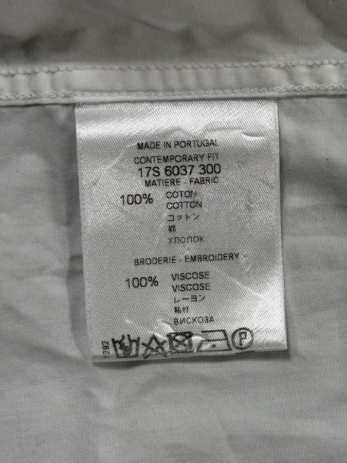 Givenchy SS2017 Givenchy Embroided Wings White Shirt by Riccardo Tisci Size US L / EU 52-54 / 3 - 10 Thumbnail