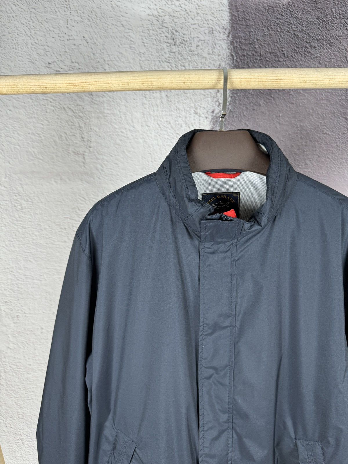 Paul & Shark Paul & Shark navy blue nylon jacket Size US XXL / EU 58 / 5 - 3 Thumbnail