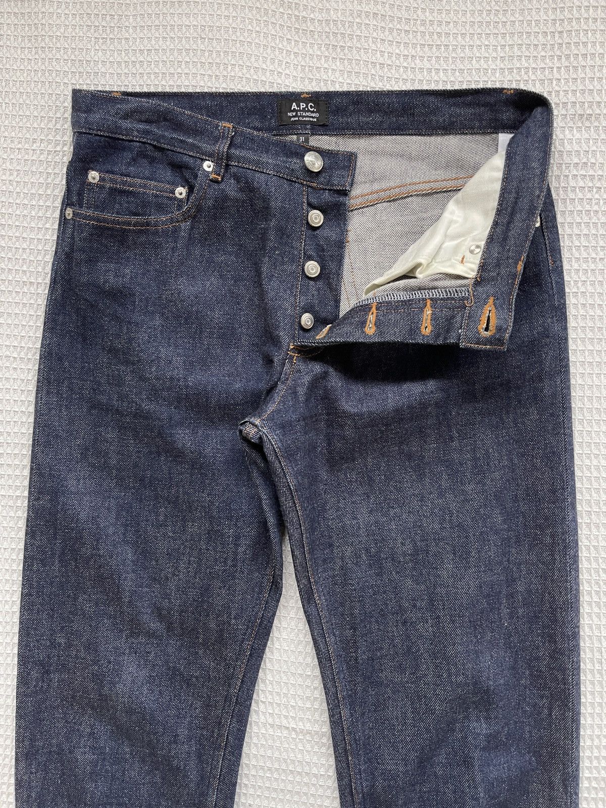 A.P.C. Rare🔥Designer A.P.C Japanese Selvedge Jeans 90’s Size US 32 / EU 48 - 6 Thumbnail