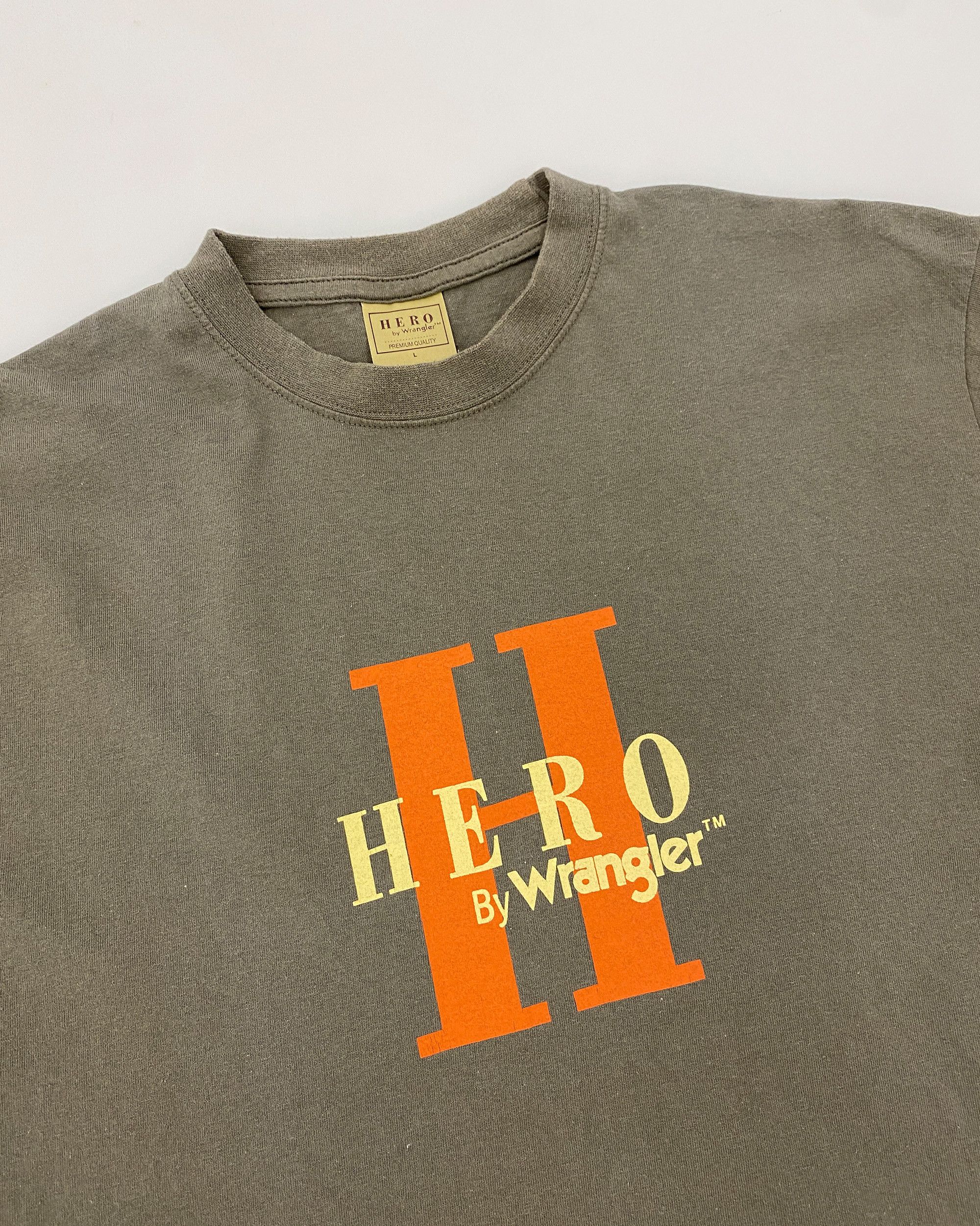 Wrangler 1990s Hero Big H T-Shirt Size US L / EU 52-54 / 3 - 3 Thumbnail