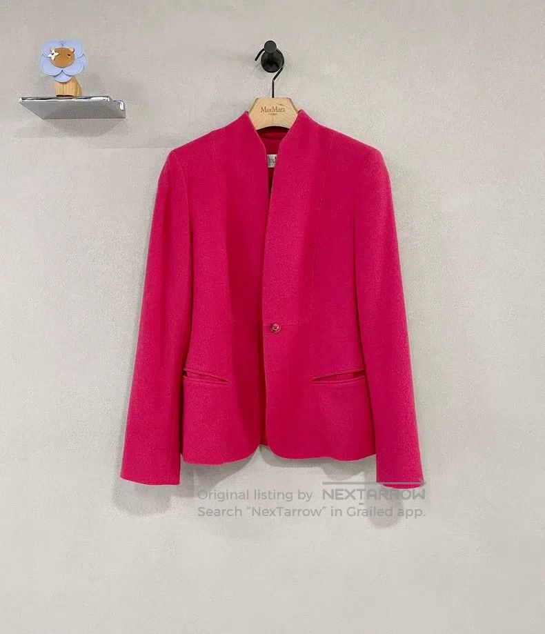 Max Mara Max Mara Red Jacket Size S / US 4 / IT 40 - 1 Thumbnail