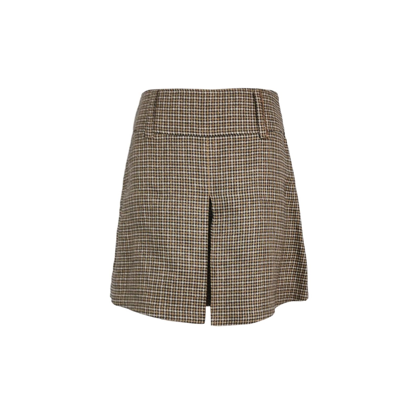 Brunello Cucinelli Brunello Cucinelli Linen Blend Check Shorts Size US 0 Size 25" / US 0 / IT 36 - 1 Thumbnail