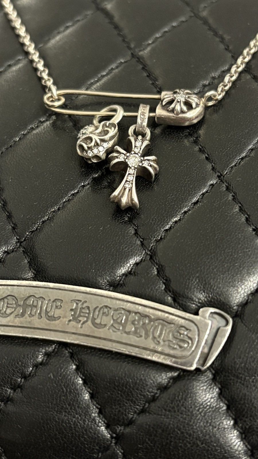 Chrome Hearts Chrome Hearts Diamond Babyfat Ring Silver Size ONE SIZE - 1 Thumbnail