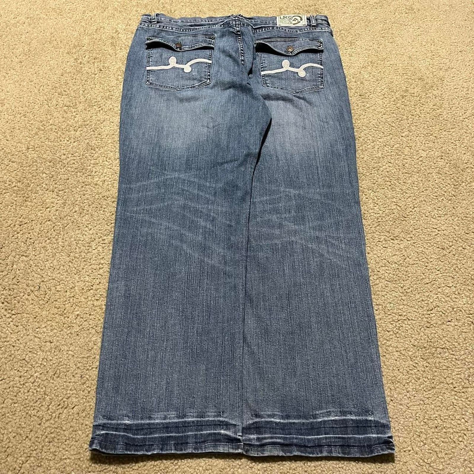 Other LRG Y2K Baggy Skater Embroidered Faded Nicely Washed Jeans Size US 40 / EU 56 - 1 Thumbnail