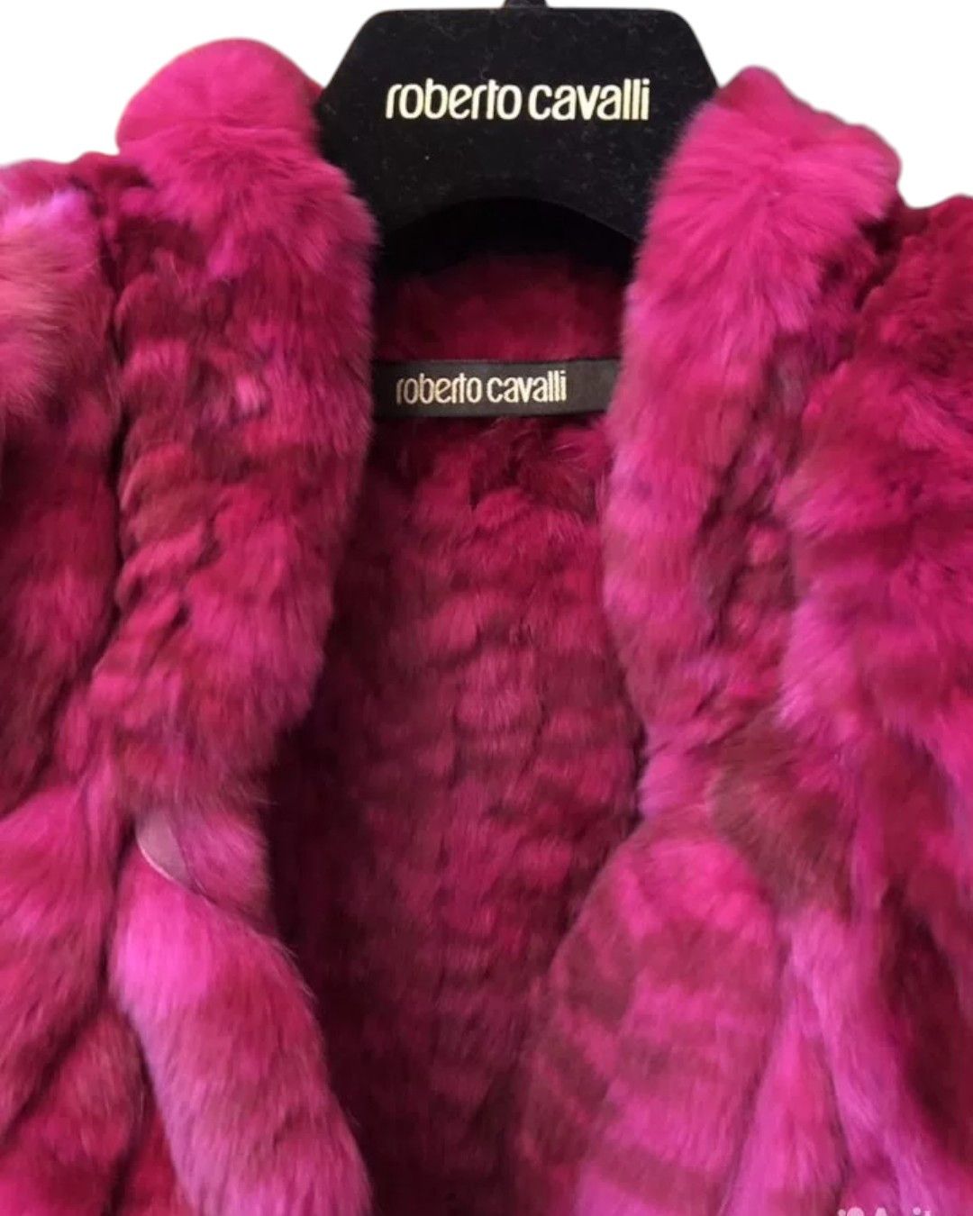 Roberto Cavalli REX RABBIT FUR VEST Size S / US 4 / IT 40 - 3 Thumbnail