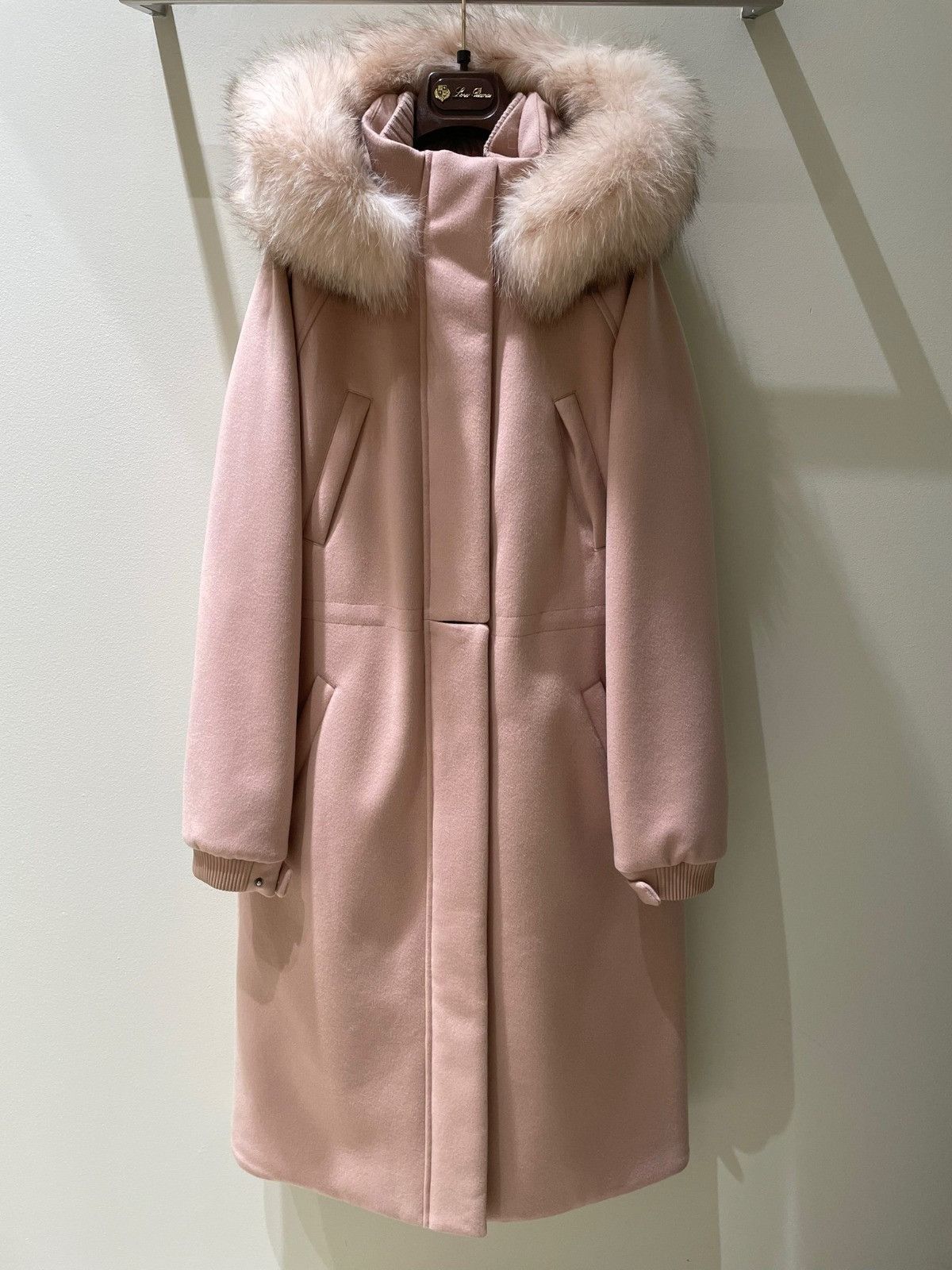 Loro Piana o1srvl11e1124 Icery Long Jacket in Pink Size M / US 6-8 / IT 42-44 - 1 Thumbnail