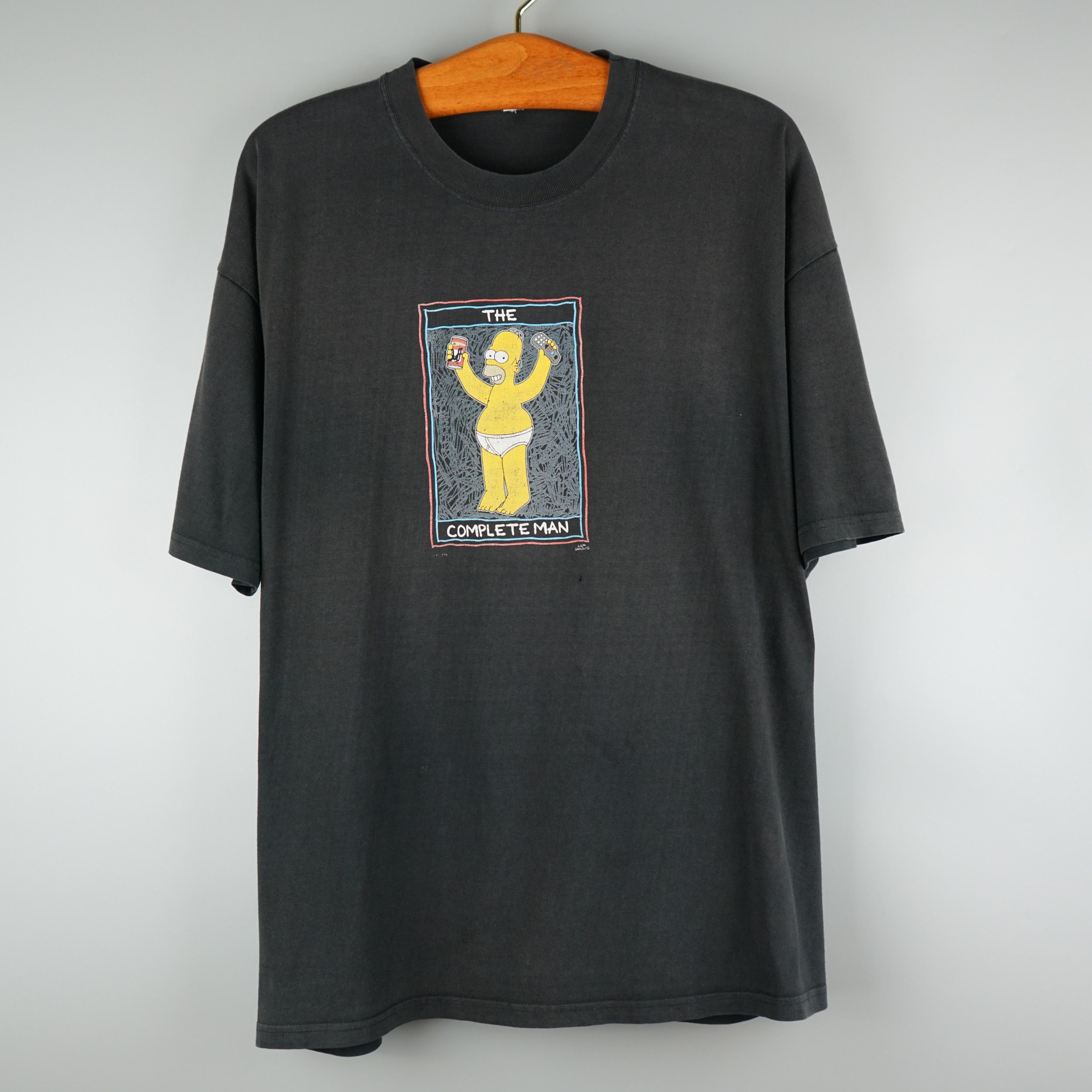 Cartoon Network × The Simpsons × Vintage Vintage 1990s Homer Simpson Complete Man T-Shirt XXL Size US XXL / EU 58 / 5 - 1 Thumbnail