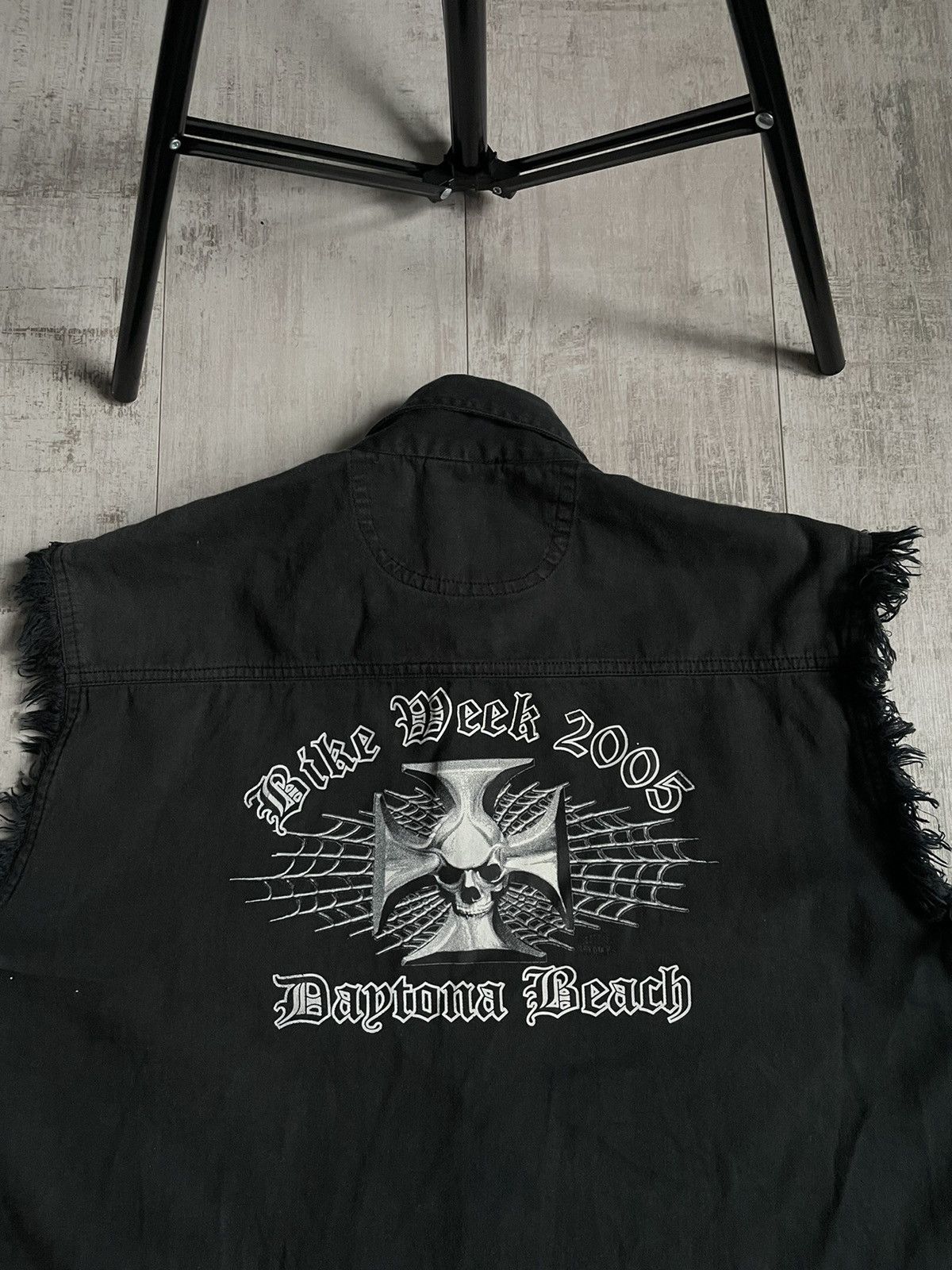 Vintage Vintage Bike Week 2005 Skull Choppers Shirt Dantona Beach Size US M / EU 48-50 / 2 - 2 Thumbnail