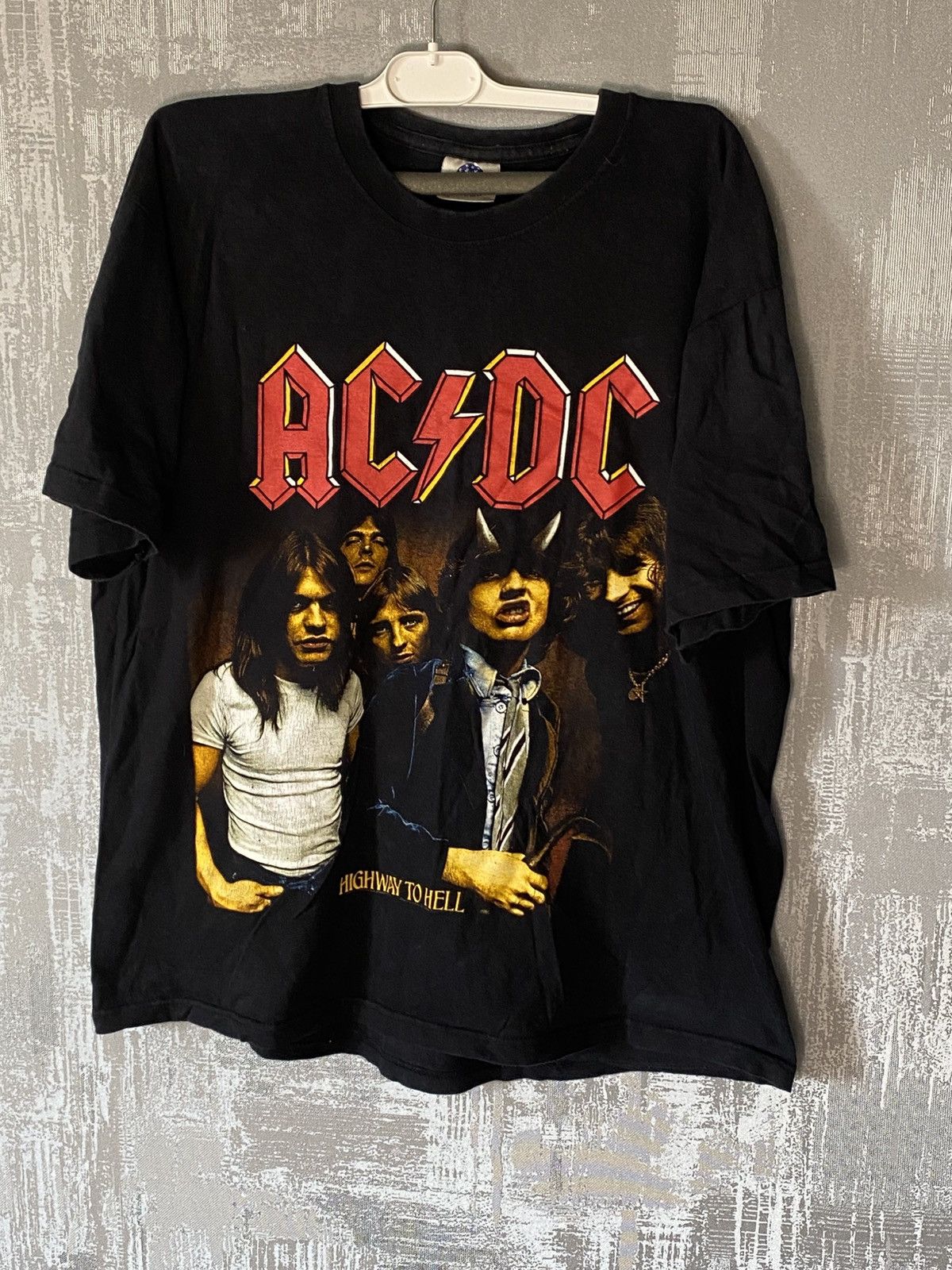 AC/DC × Vintage Vintage AC/DC Highway To Hell Rock T-shirt 2001 Band Size US XL / EU 56 / 4 - 1 Thumbnail