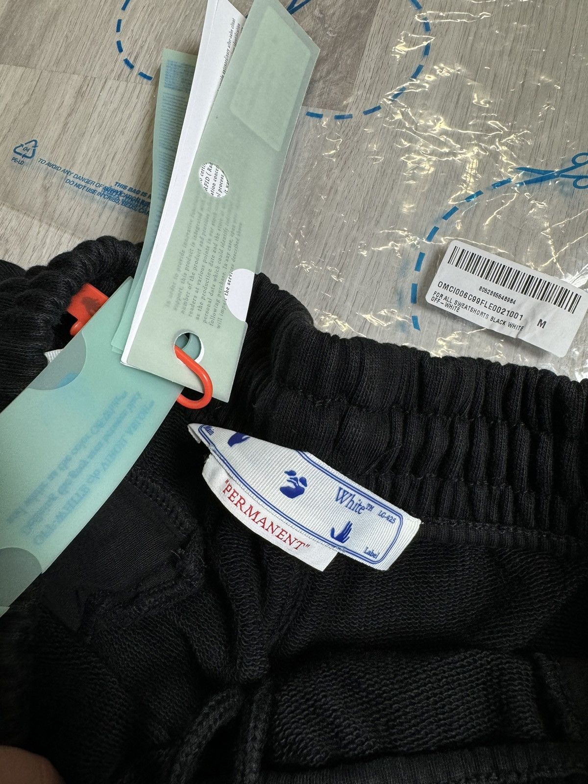 Off-White Off White For All Black Sweatshorts Size US 31 - 3 Thumbnail