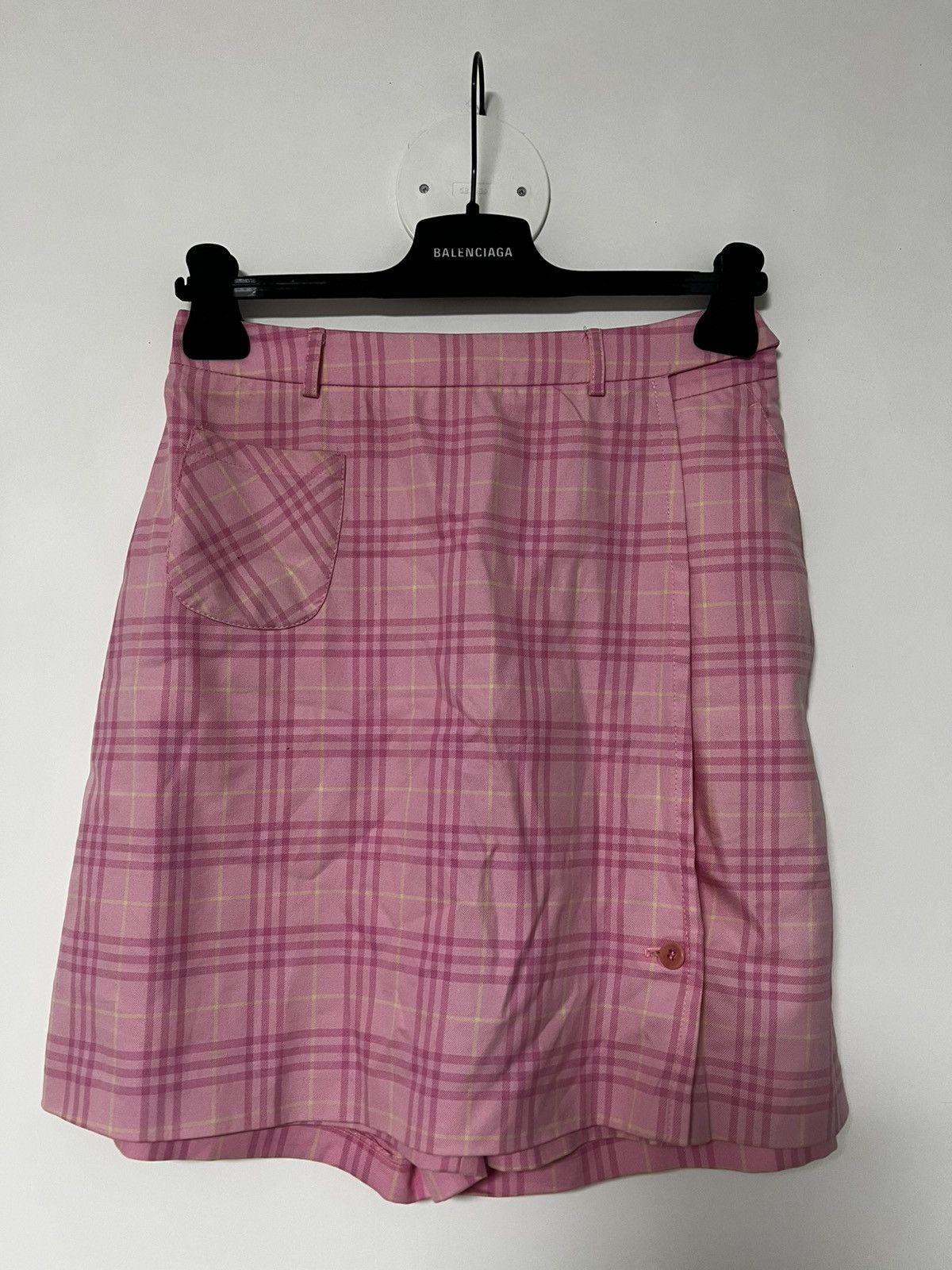 Burberry Burberry golf pink skirt short s nova check Size 27" / US 4 / IT 40 - 1 Thumbnail