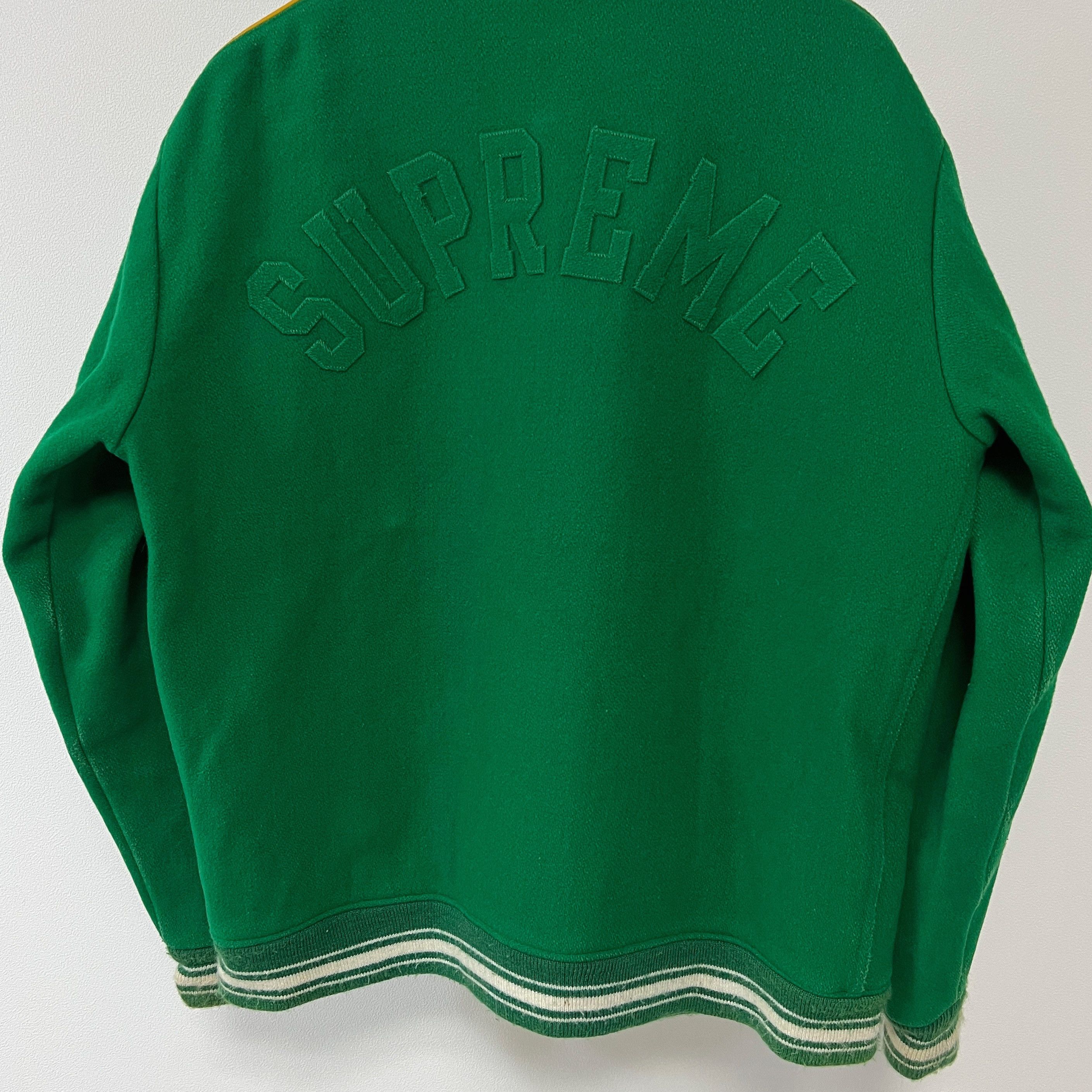 Supreme Supreme FW03 Special Teams Player Varsity Jacket Green Size US XL / EU 56 / 4 - 6 Thumbnail