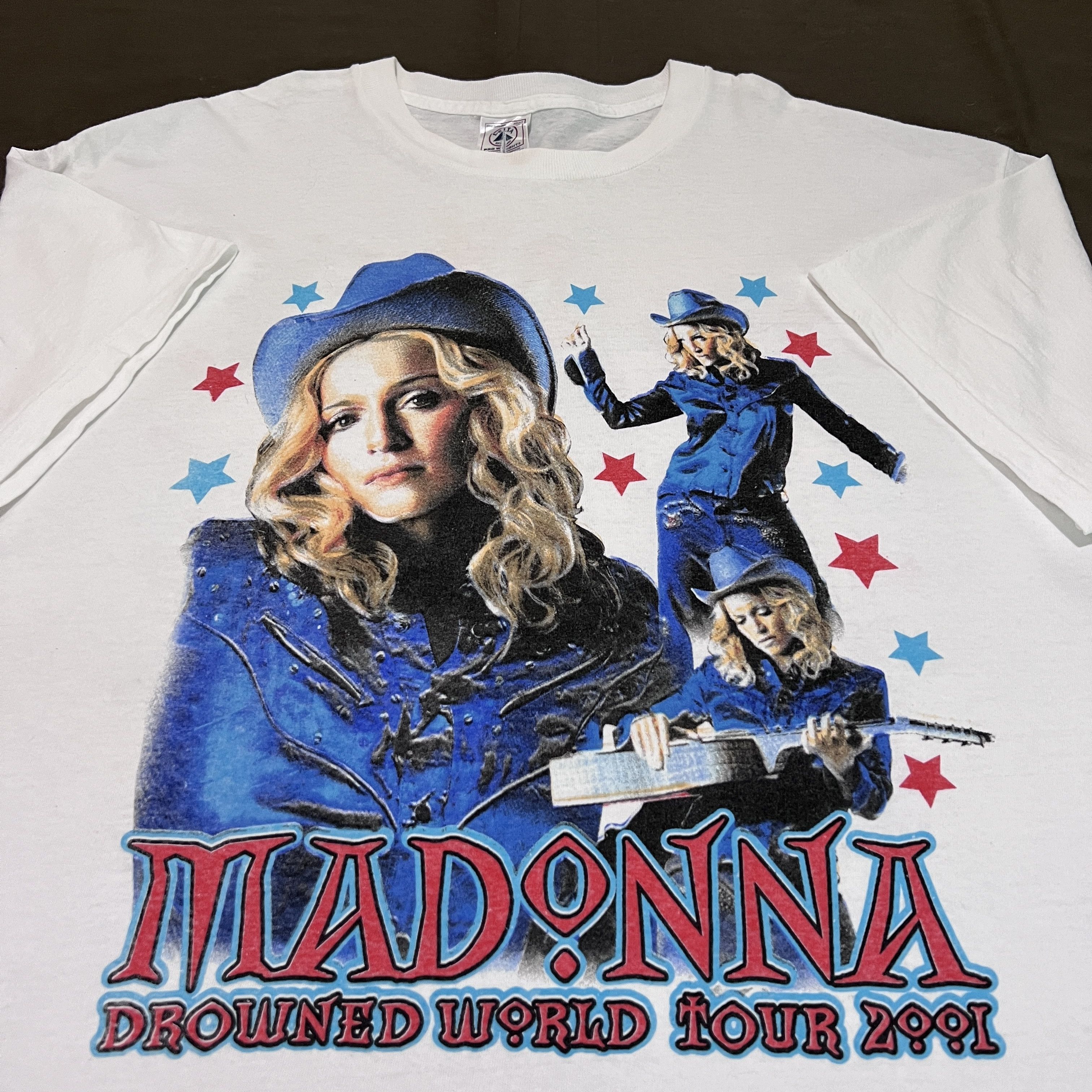 Band Tees Vintage 90s Madonna Drowned World Tour Promo Tee XL Size US XL / EU 56 / 4 - 5 Thumbnail