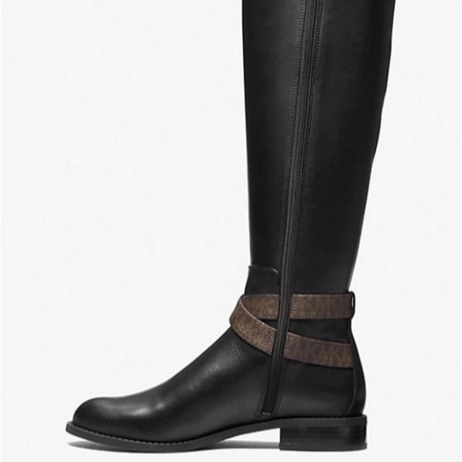 Michael Kors Michael Kors Women's Rory Leather and Logo Boot Size US 6 / IT 36 - 3 Thumbnail