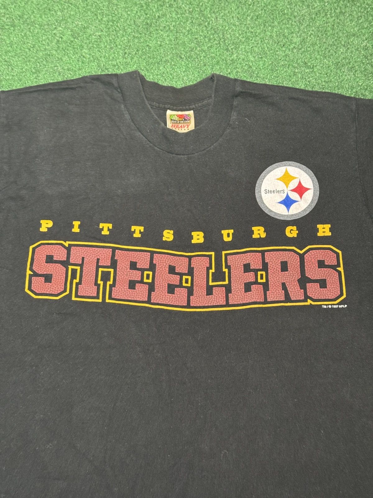Vintage Vintage Steelers 90s Pittsburgh NFL M/L 20x27 T Shirt Size US L / EU 52-54 / 3 - 2 Thumbnail