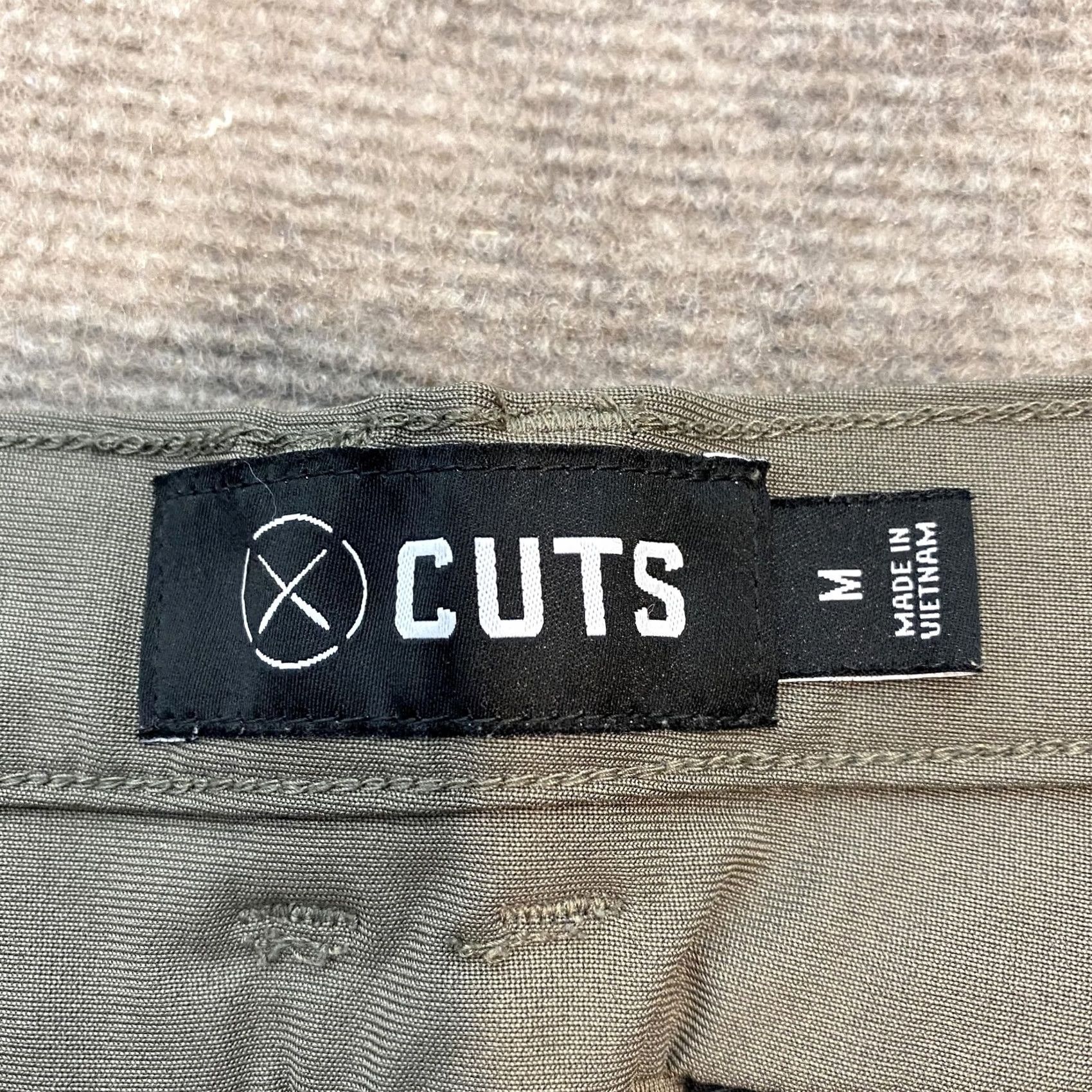 Cuts Cuts Jogger Pants Mens Medium Green Elastic Cuff Performance Business Casual Size US 31 - 5 Thumbnail