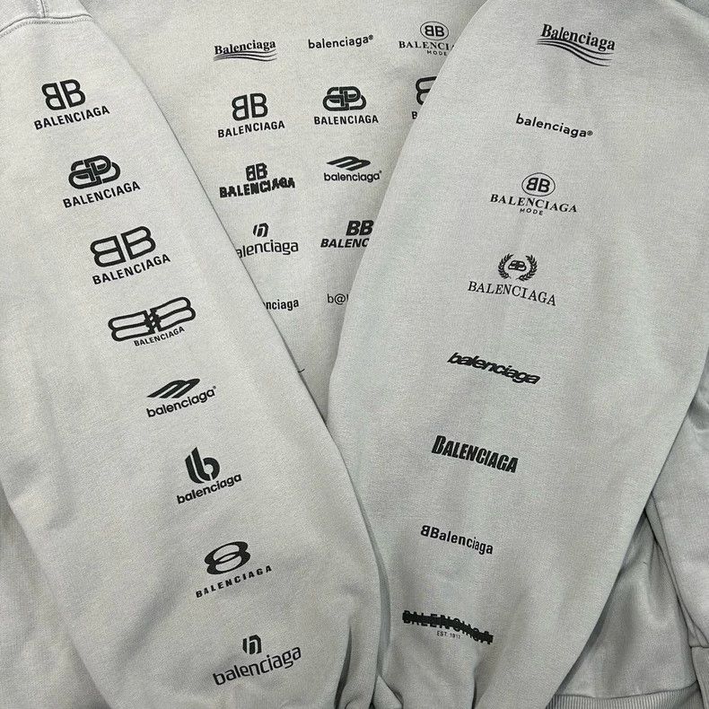Balenciaga Balenciaga Multi-Element Embroidered Logo Destroyed Cement Size US L / EU 52-54 / 3 - 3 Thumbnail