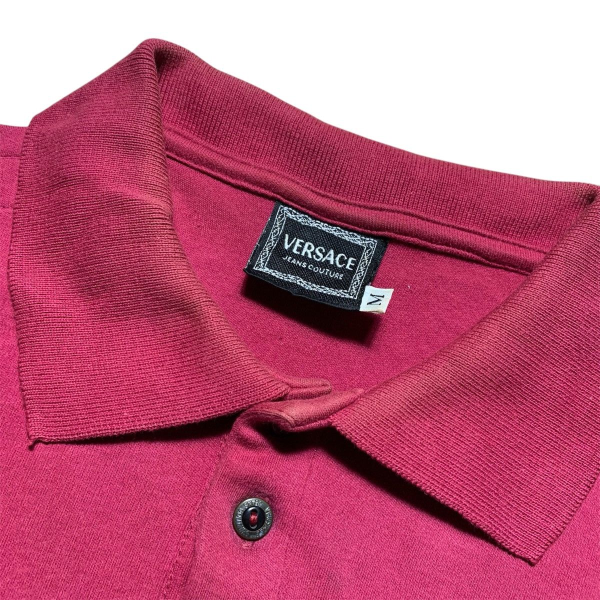 Versace Destroy💥 Vintage Versace Polo Longsleeve Size US M / EU 48-50 / 2 - 4 Thumbnail