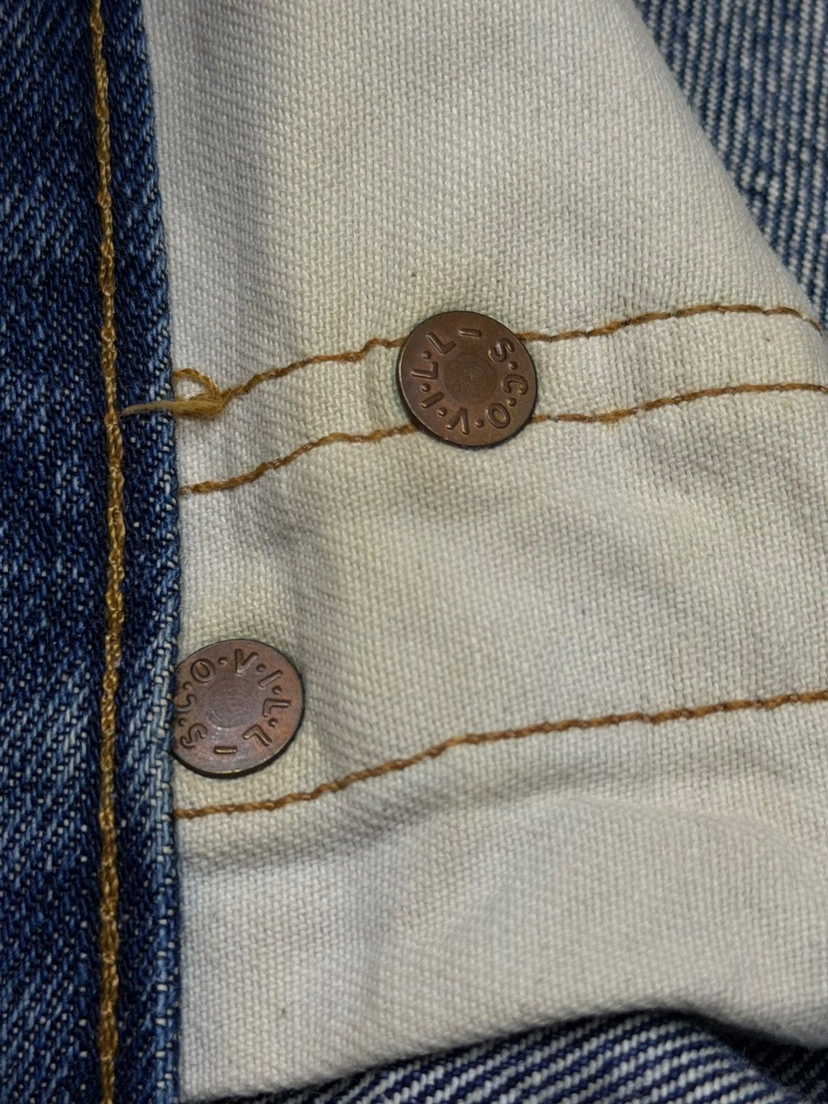 Artisan Outfitters Vintage 00s Ships Outffiters Y2K Selvedge Denim Made In USA Size US 31 - 12 Thumbnail