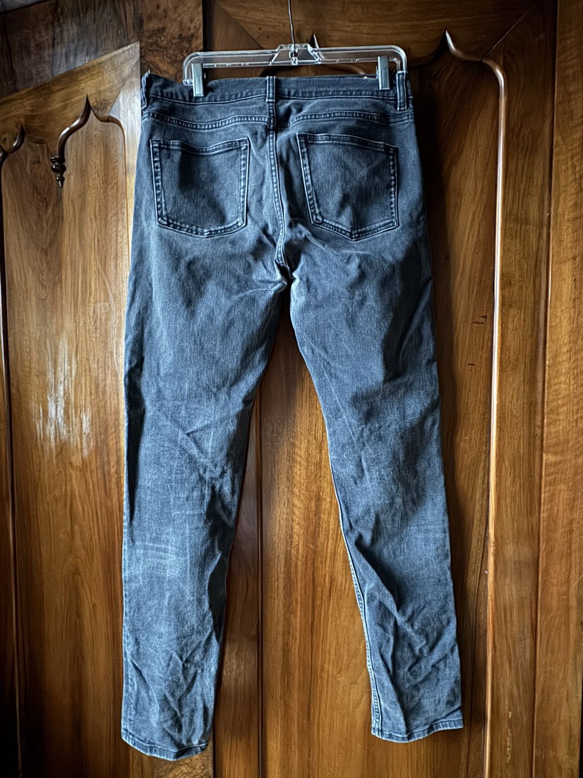 Cos COS Grey Straight-Leg Denim Jeans Size US 31 - 1 Thumbnail