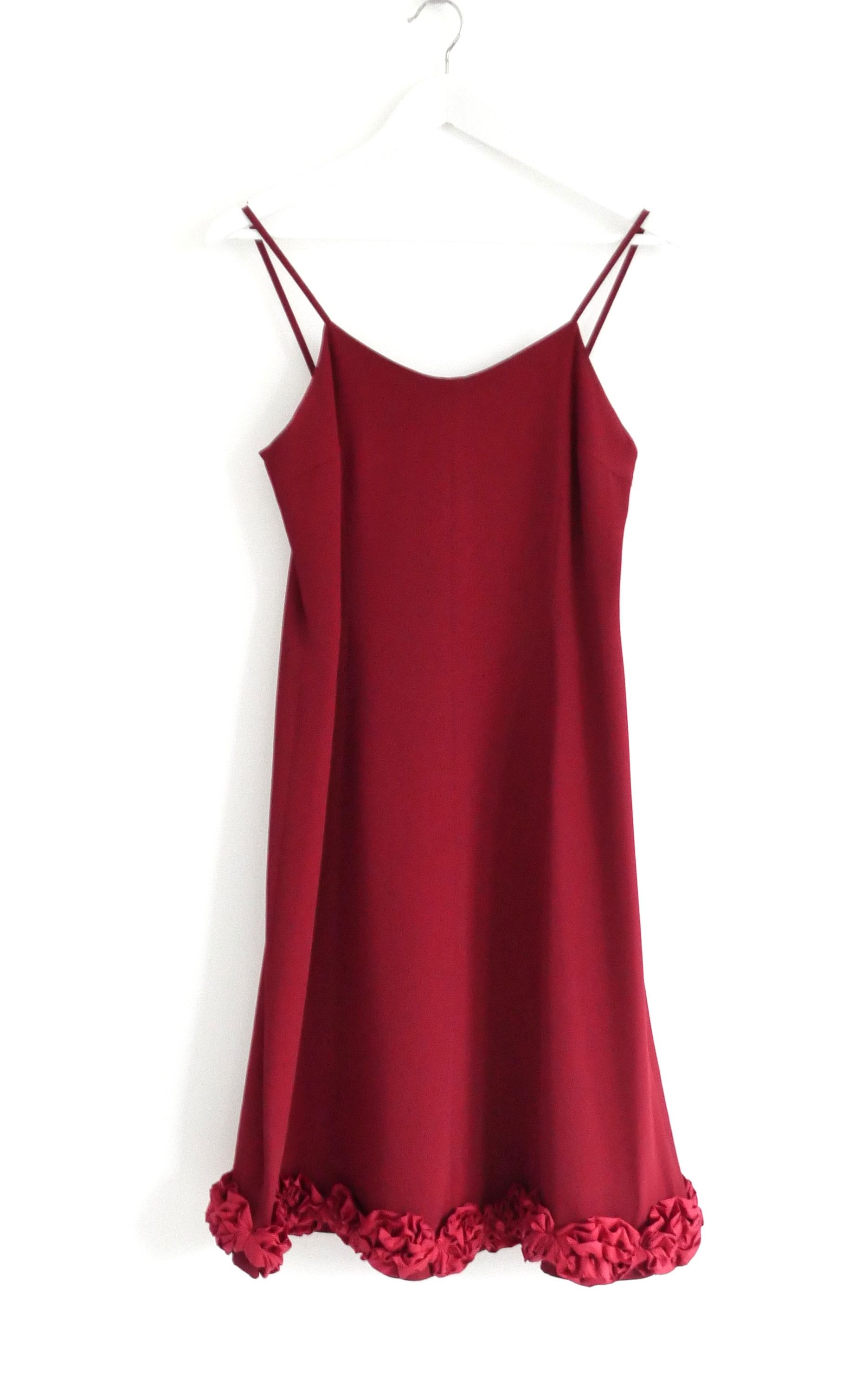 Dries Van Noten Dries Van Noten Vintage Fall 1999 Rose Rosette Trim Dress Size M / US 6-8 / IT 42-44 - 1 Thumbnail