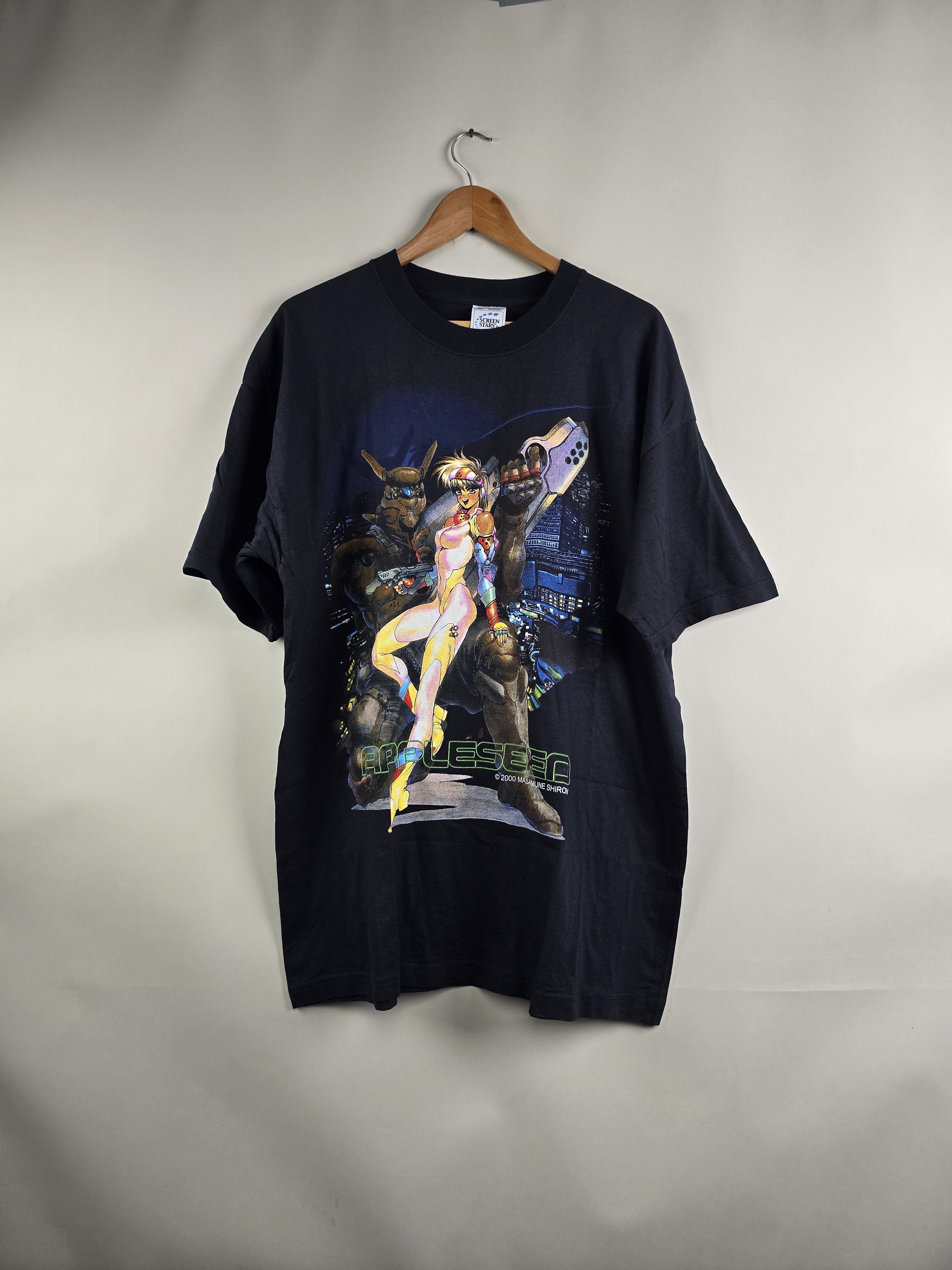 Anime × Vintage 2000 Masamune Shirow Appleseed Anime Tee XL 23.5" 32" Size US XL / EU 56 / 4 - 1 Thumbnail