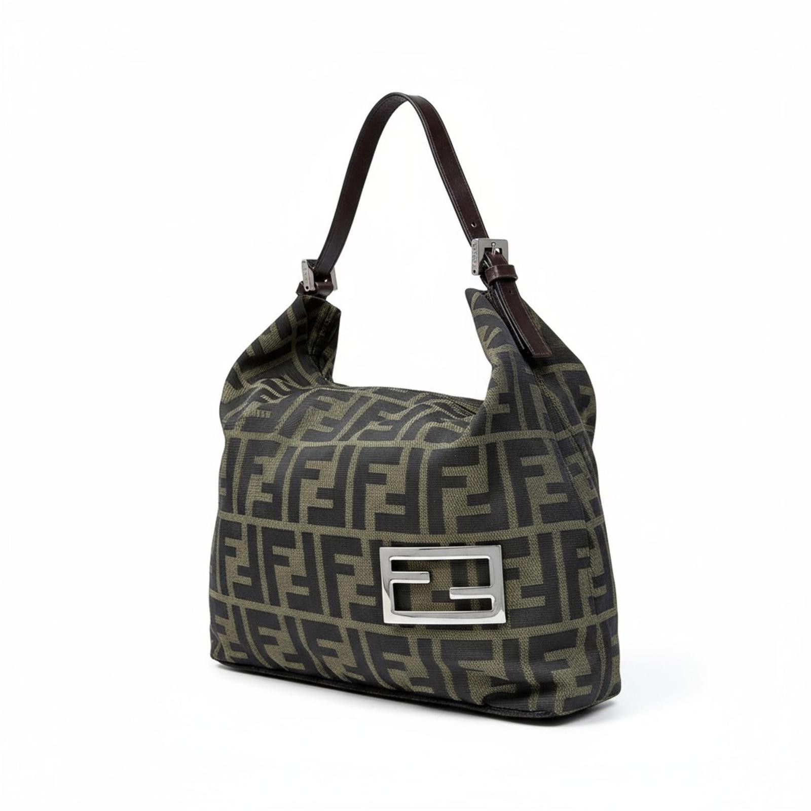 Fendi Fendi - Vintage Zucca Canvas Hobo Bag Size ONE SIZE - 1 Thumbnail