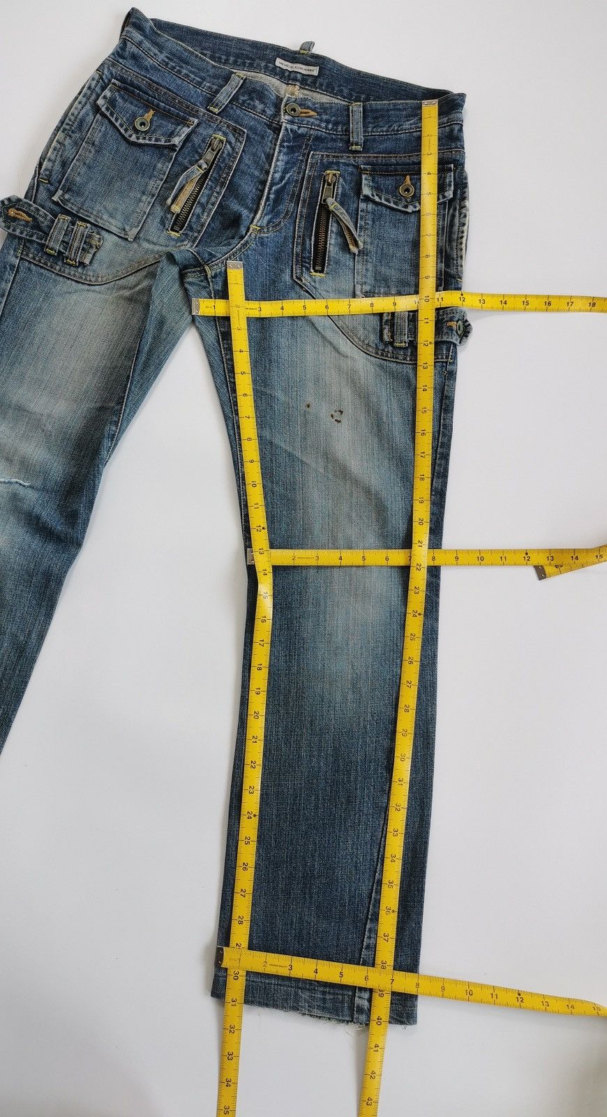 Michel Klein Multipocket Michel Klein Homme Japan Denim Jeans Size US 32 / EU 48 - 16 Thumbnail