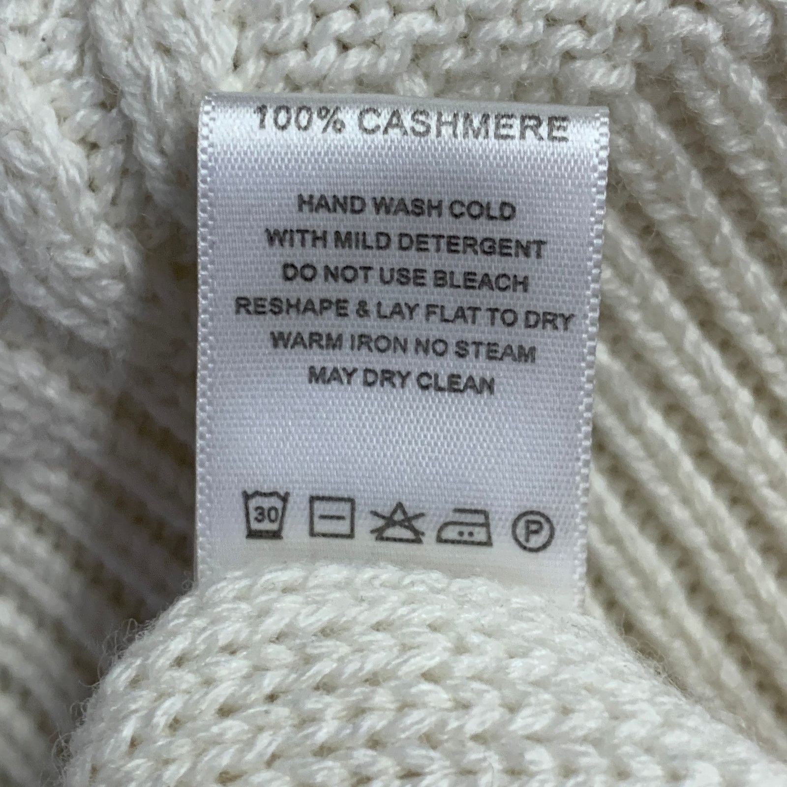 Haider Ackermann Size M Cream Cable Knit Cashmere Turtleneck Sweater Size US M / EU 48-50 / 2 - 8 Thumbnail
