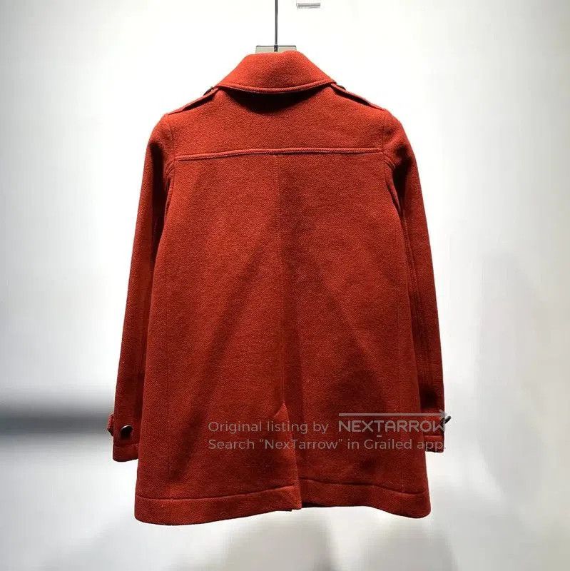 Burberry Burberry Red Wool Women's Coat. Size M / US 6-8 / IT 42-44 - 3 Thumbnail