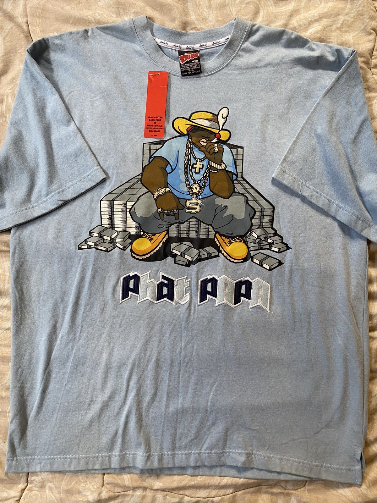 JNCO × Southpole × Vintage Crazy Vintage Y2K Diss Phat Papa JNCO Style Tee Size US XL / EU 56 / 4 - 2 Thumbnail
