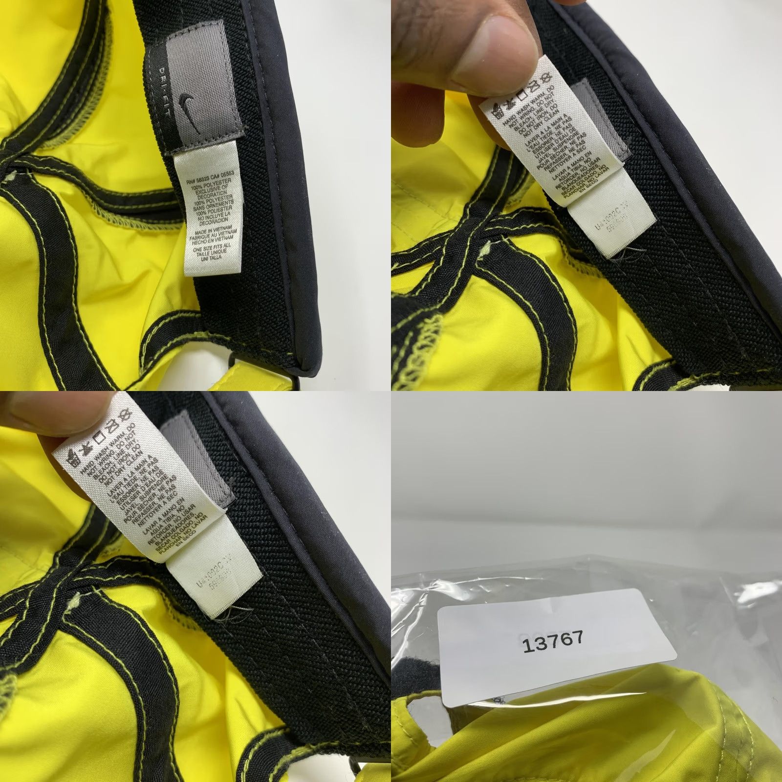Nike Nike Hat Cap Strap Back Yellow Dri-FIT Running Volt Mens Featherlight 2011 Size ONE SIZE - 8 Thumbnail