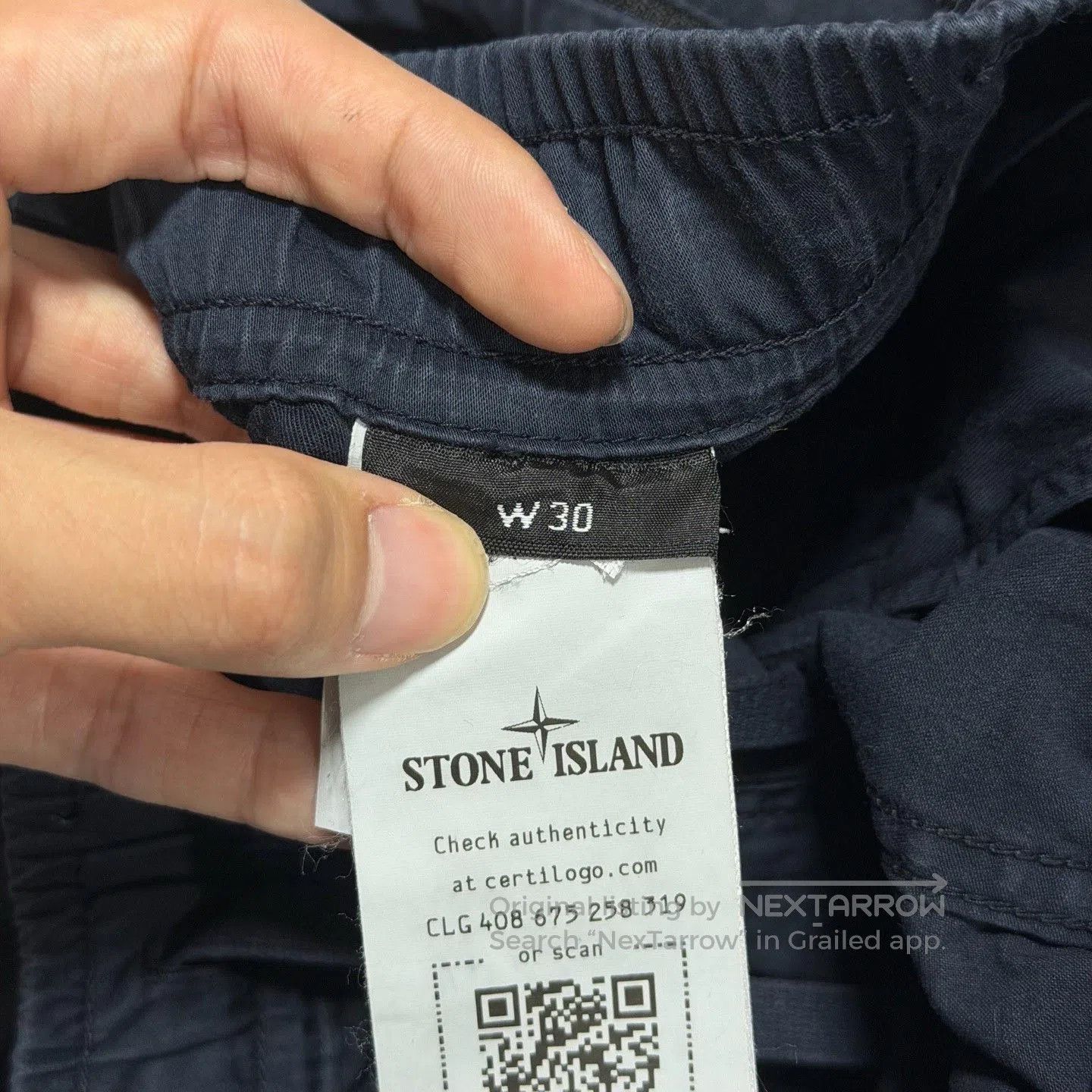 Stone Island Stone Island Dark Blue Cargo Pants W30. Size US 30 / EU 46 - 5 Thumbnail