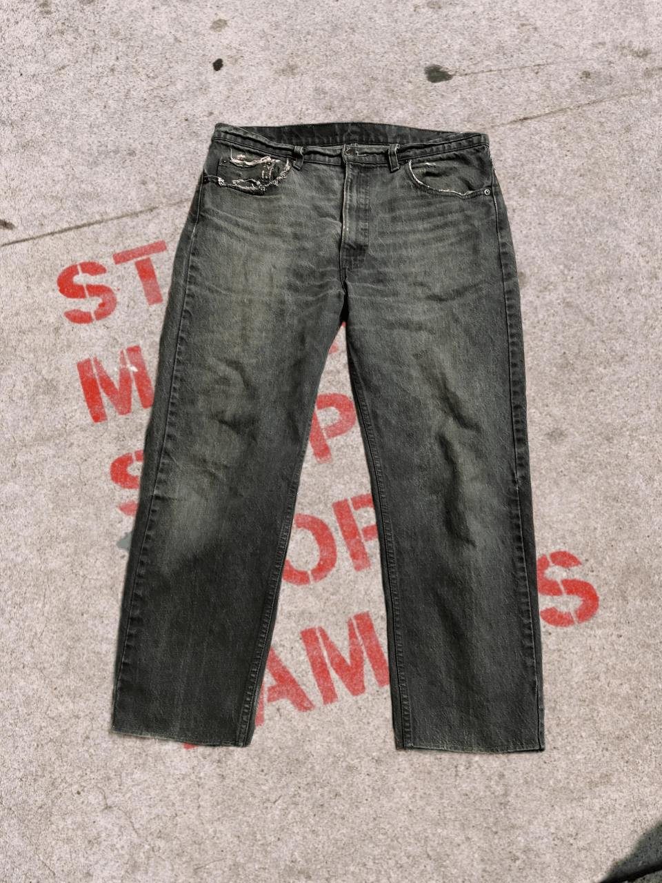 Levi's LEVIS 505 Men’s Vintage Wash Jeans Regular Fit MADE IN USA Size US 36 / EU 52 - 1 Thumbnail