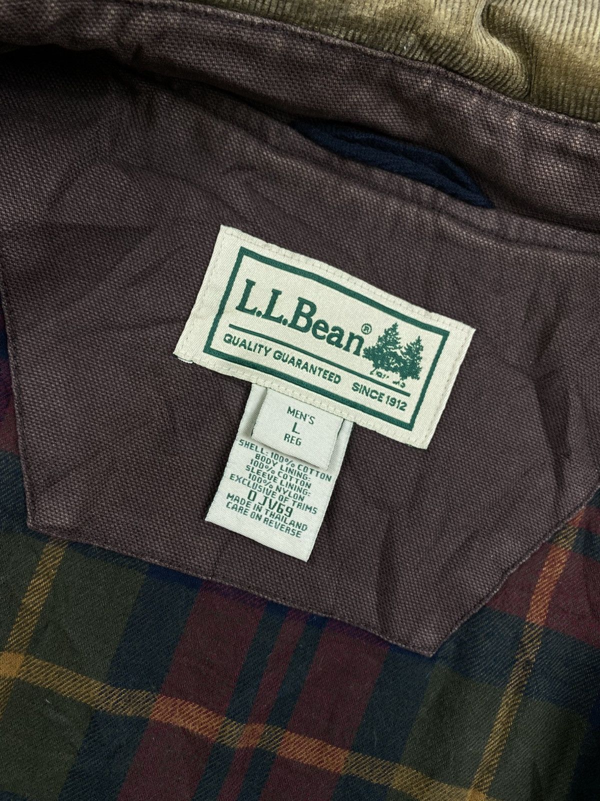 L.L. Bean 🔥RARE Vintage L.L.Bean Faded Workwear Chore Jacket Size US XL / EU 56 / 4 - 10 Thumbnail