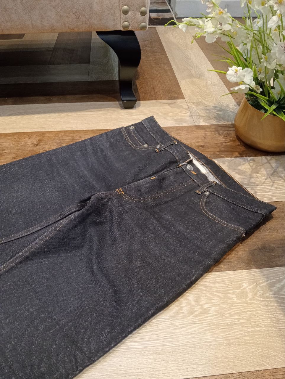 Issey Miyake ZUCCA TRAVAIL VINTAGE ISSEY MIYAKE BAGGY DENIM PANTS Size US 32 / EU 48 - 5 Thumbnail