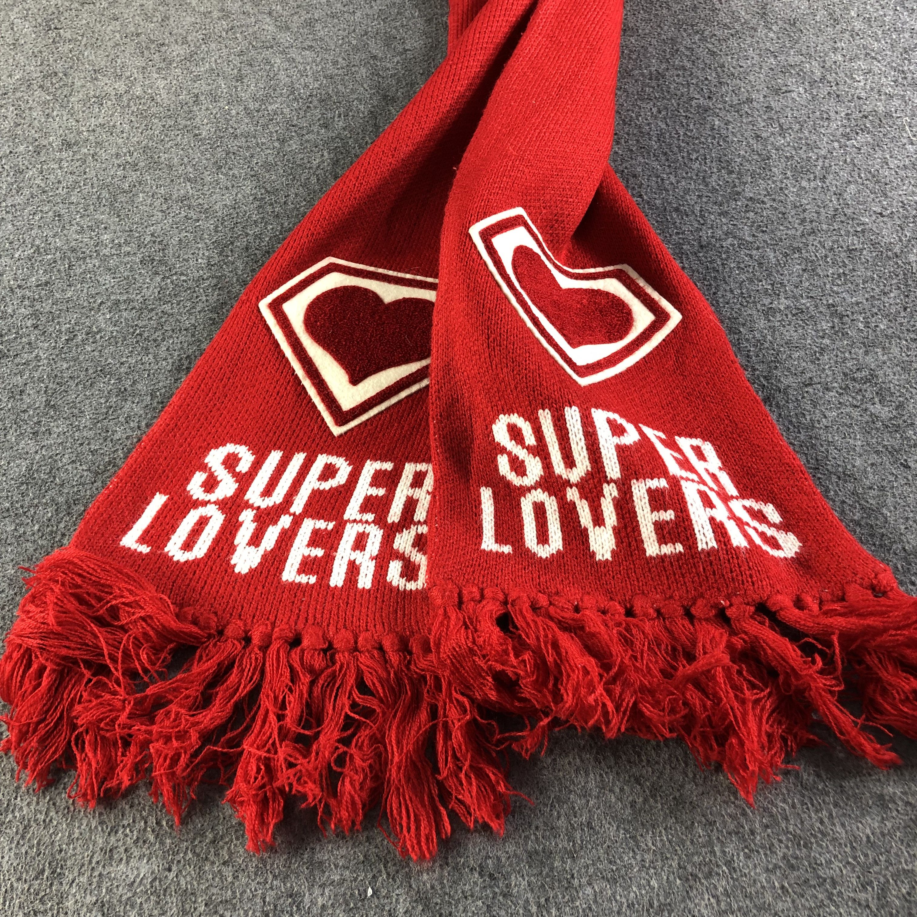 Vintage Super Lovers Scarf Muffler V1882 Size ONE SIZE - 4 Thumbnail