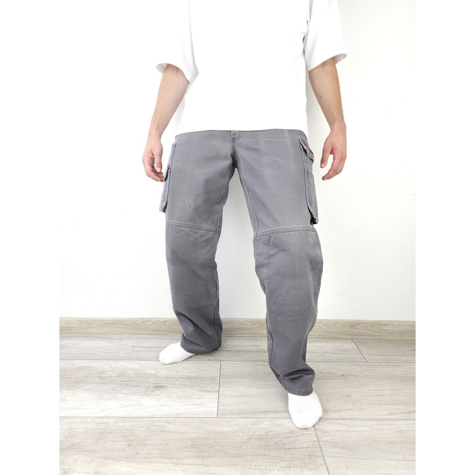 Japanese Brand × Vintage 💎 32/34 Scania Truck Racing Cargo Utility Cargo Pants Y2K Size US 32 / EU 48 - 1 Thumbnail