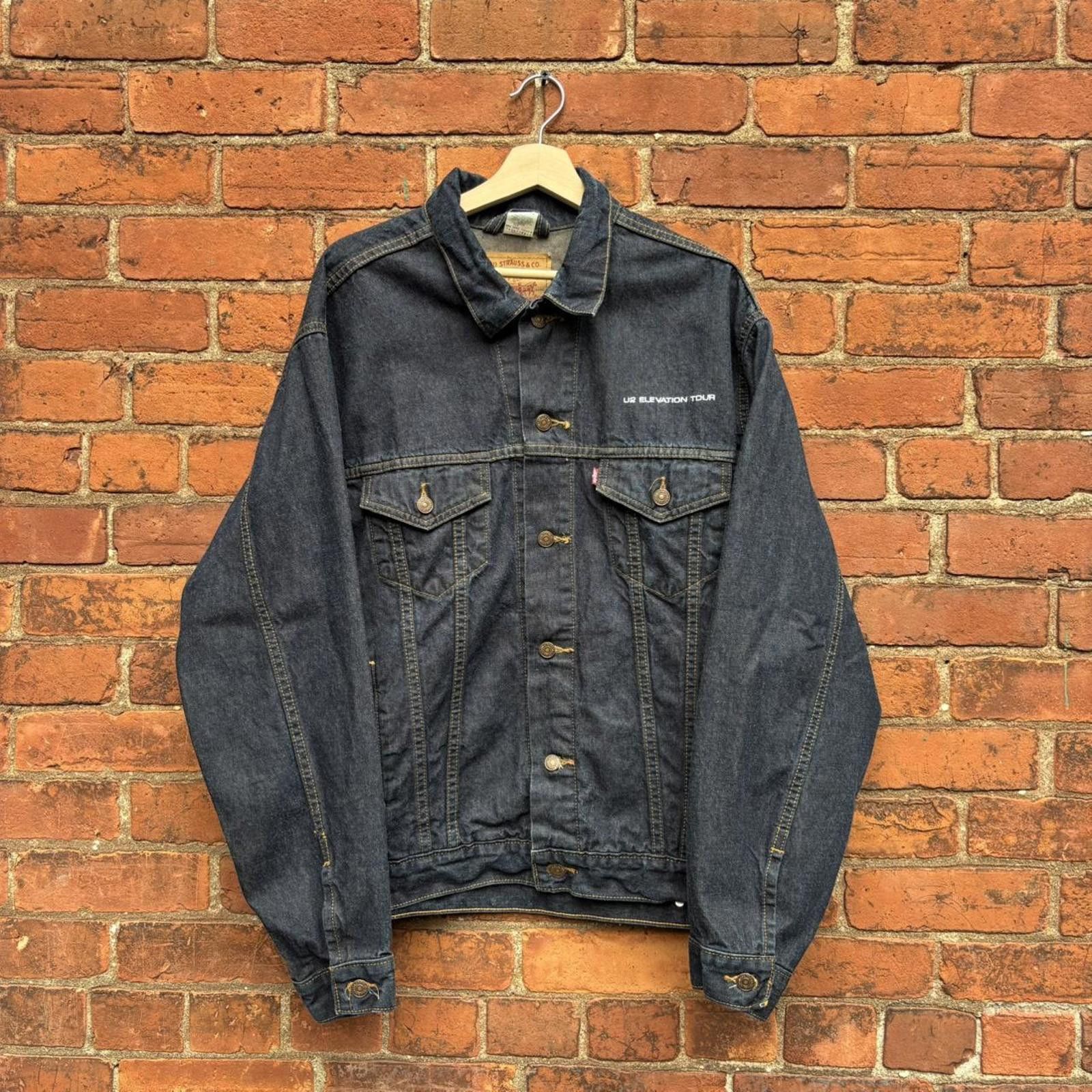 Levi's vintage U2 elevation tour Levi’s denim jacket 00s L Size US L / EU 52-54 / 3 - 2 Thumbnail
